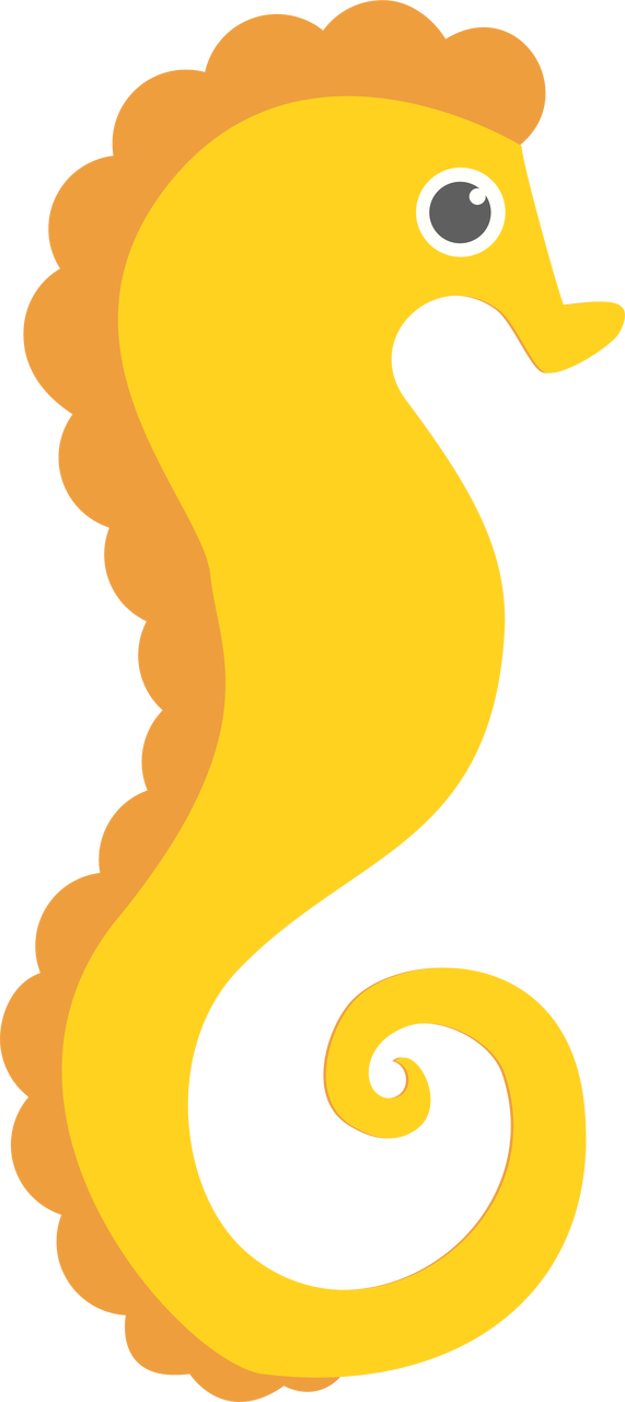 Seahorse #4 SVG Cut File