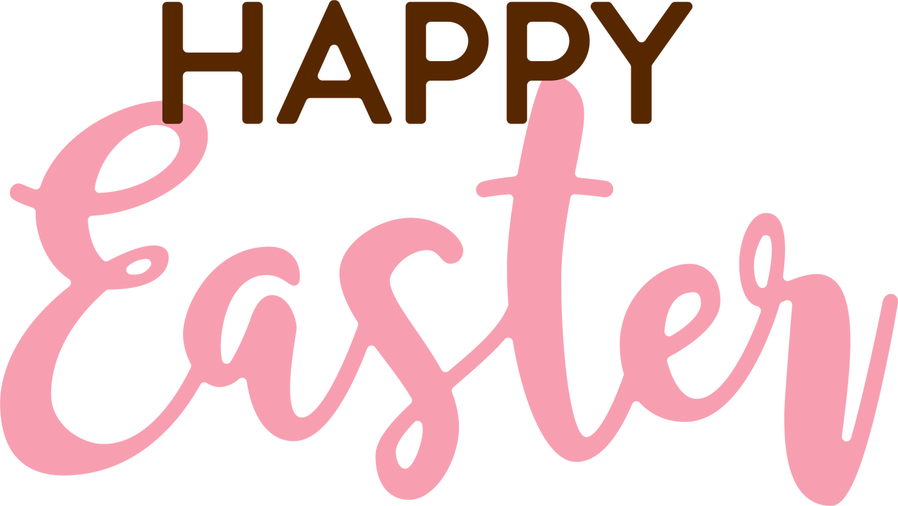 Happy Easter SVG Cut File