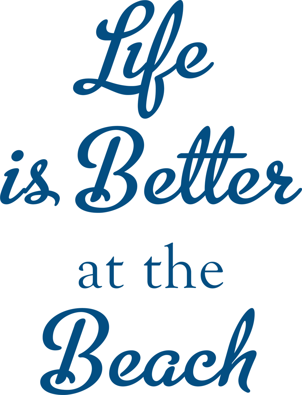 Verwonderlijk Life Is Better At The Beach SVG Cut File - Snap Click Supply Co. PP-78