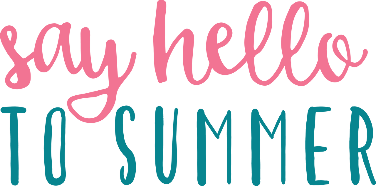 Download Say Hello To Summer SVG Cut File - Snap Click Supply Co.