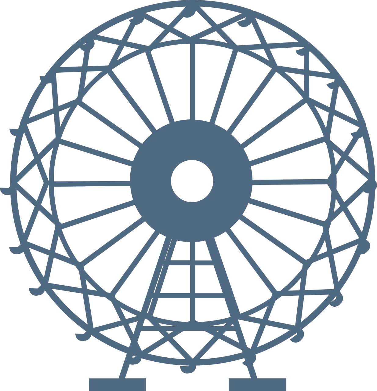 Ferris Wheel SVG Cut File