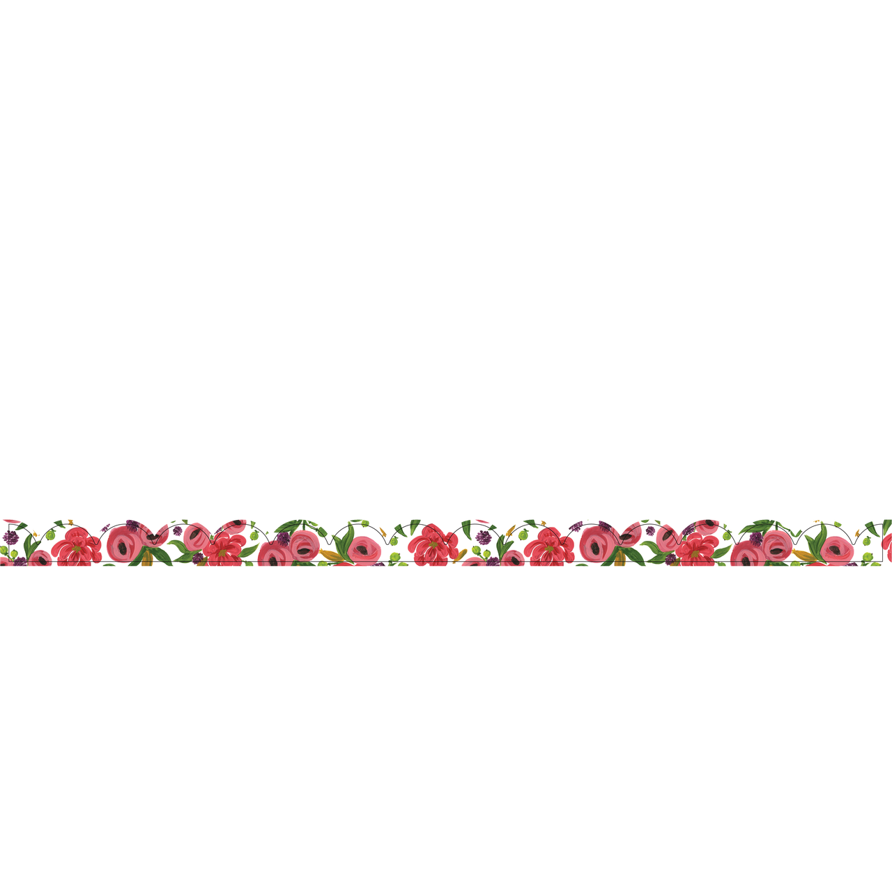 Download Floral Border SVG Cut File - Snap Click Supply Co.