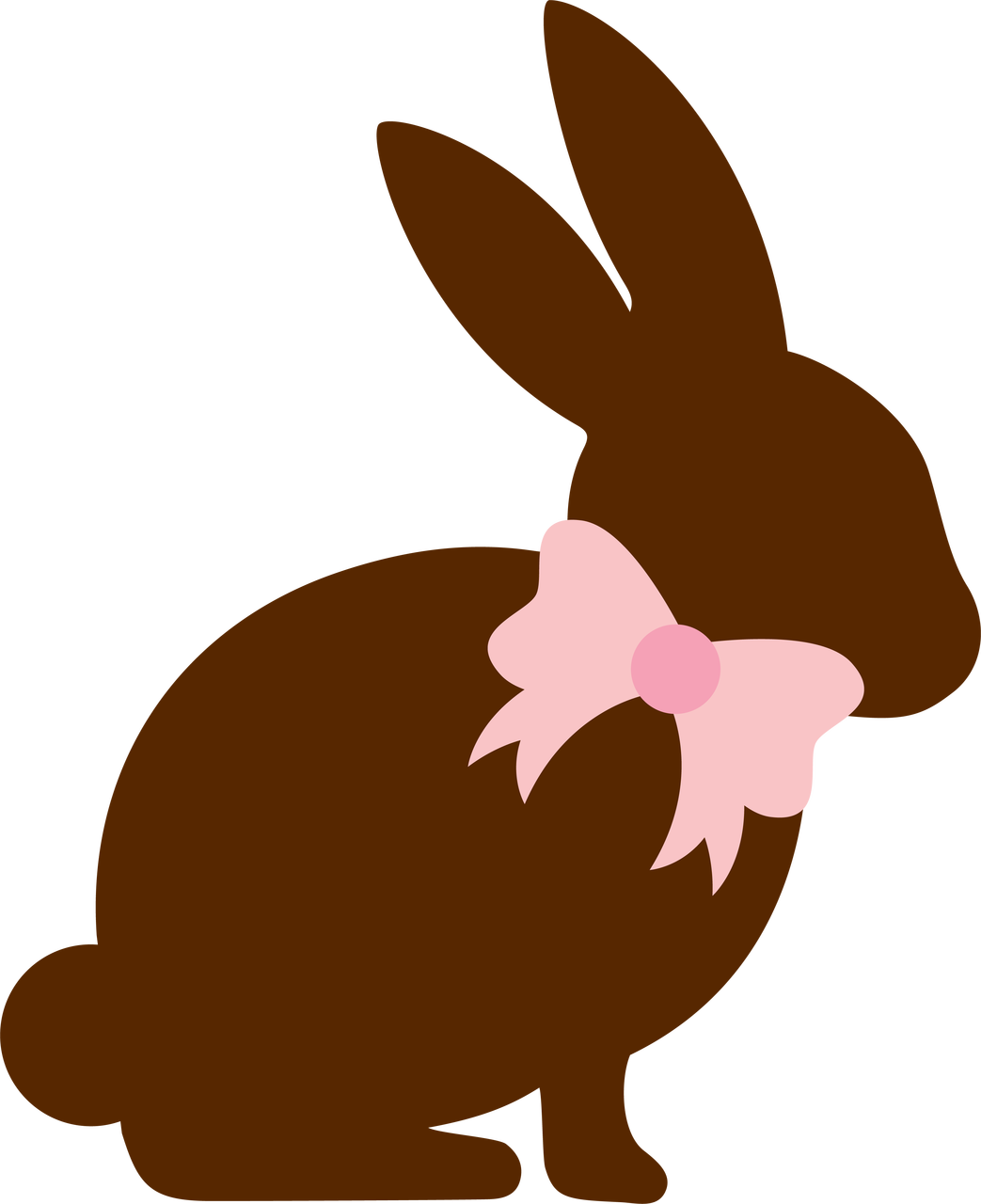 Bunny Clipart Svg 130 File Svg Png Dxf Eps Free 