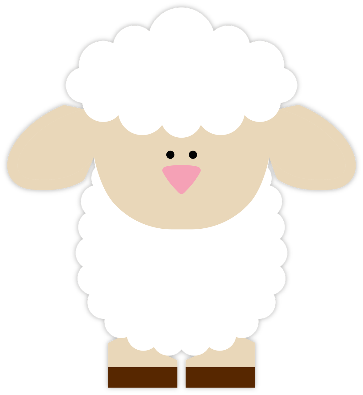 Easter Sheep SVG Cut File