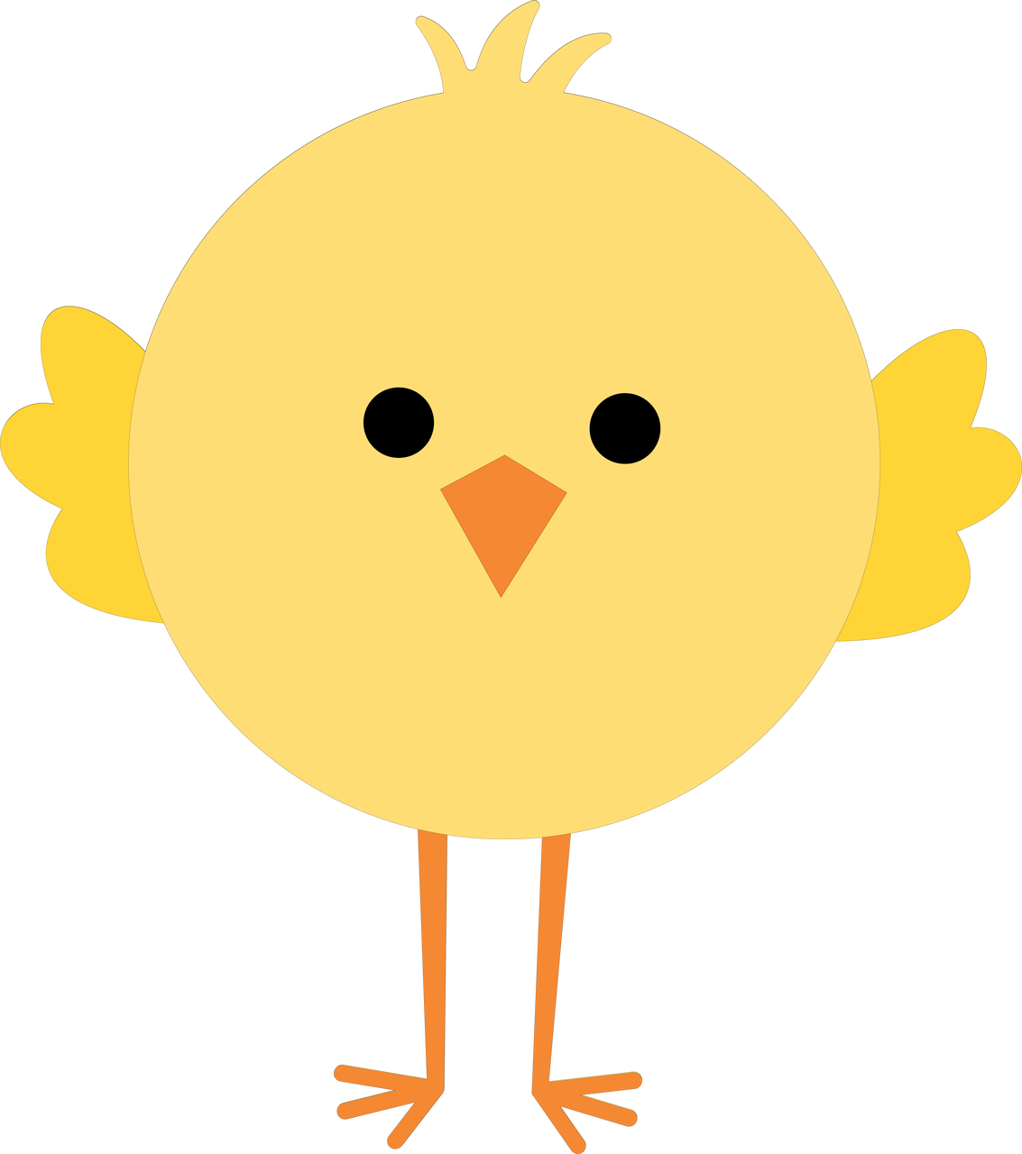 Chick SVG Cut File