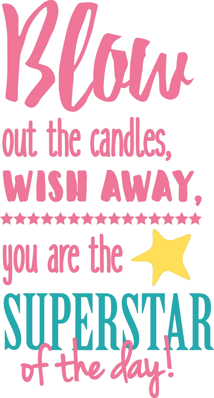 Blow Out The Candles SVG Cut File