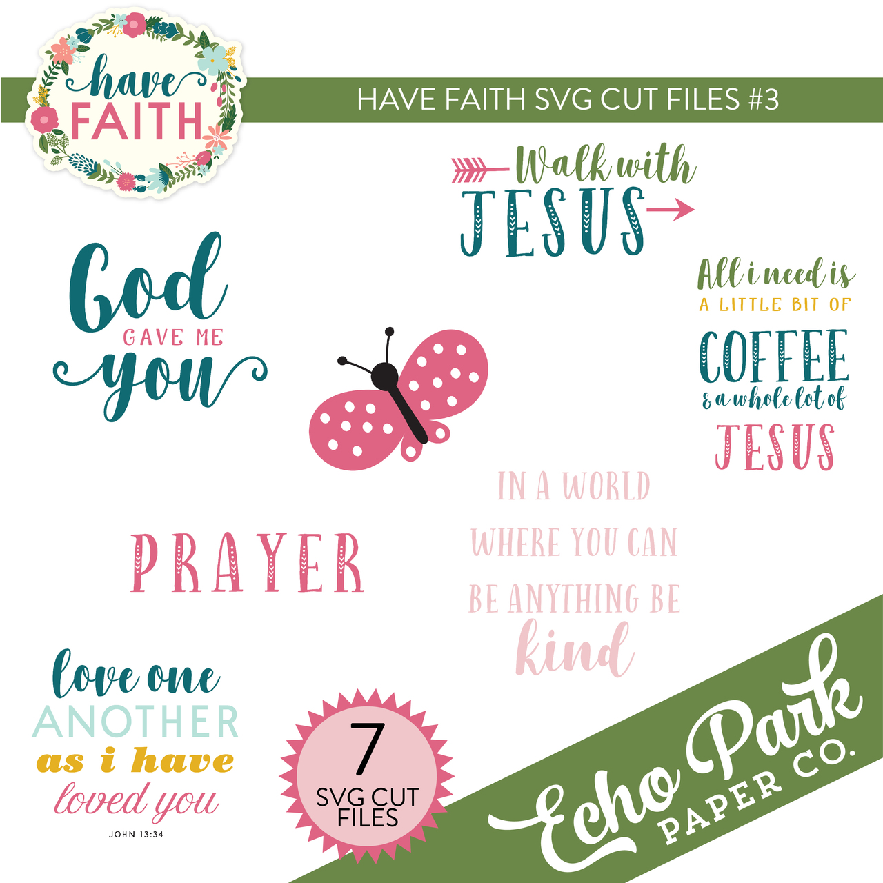 Have Faith SVG Cut Files #3