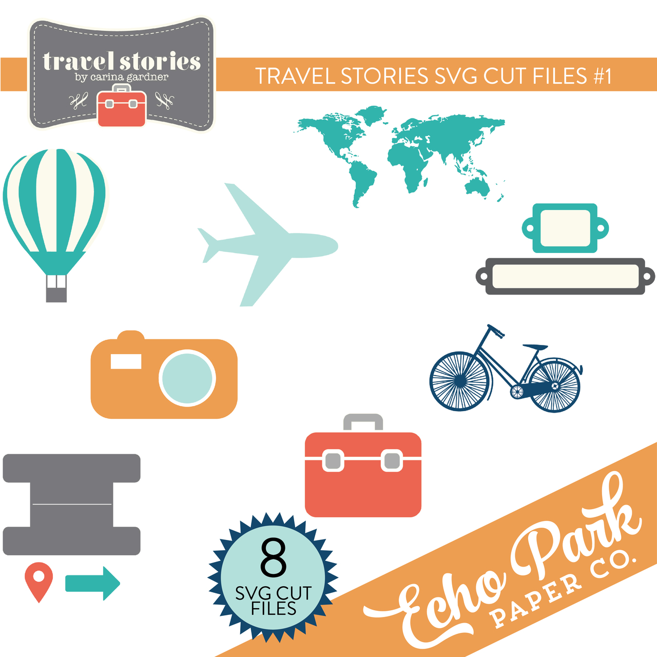 Travel Stories SVG Cut Files #1