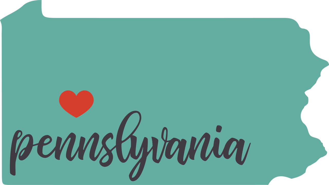 Pennsylvania State SVG Cut File