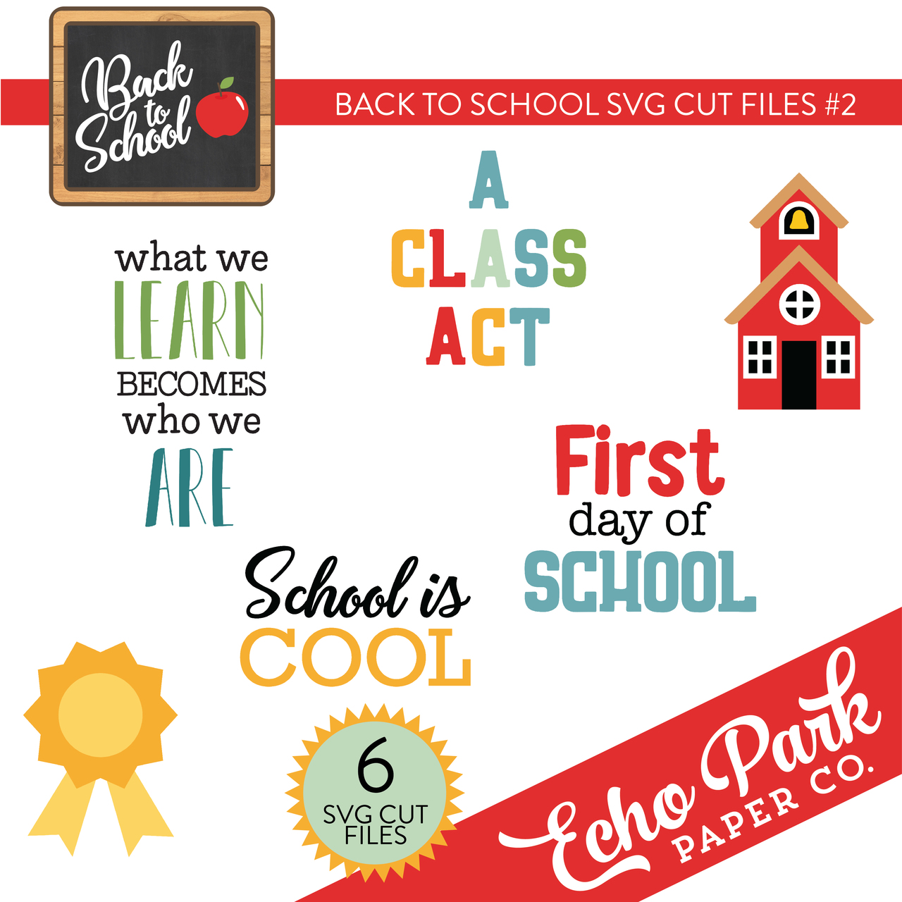 Back To School SVG Cut Files #2