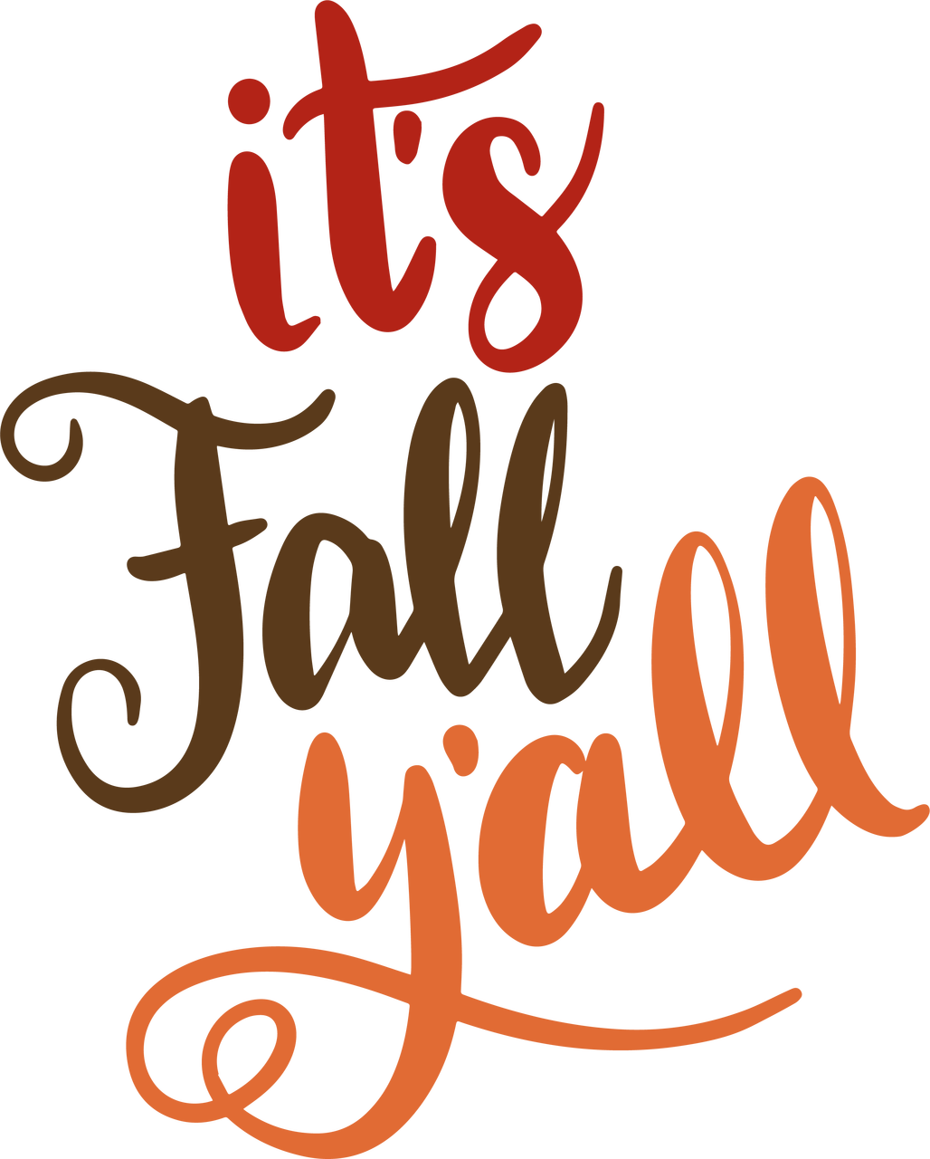 Download It's Fall Y'all SVG Cut File - Snap Click Supply Co.