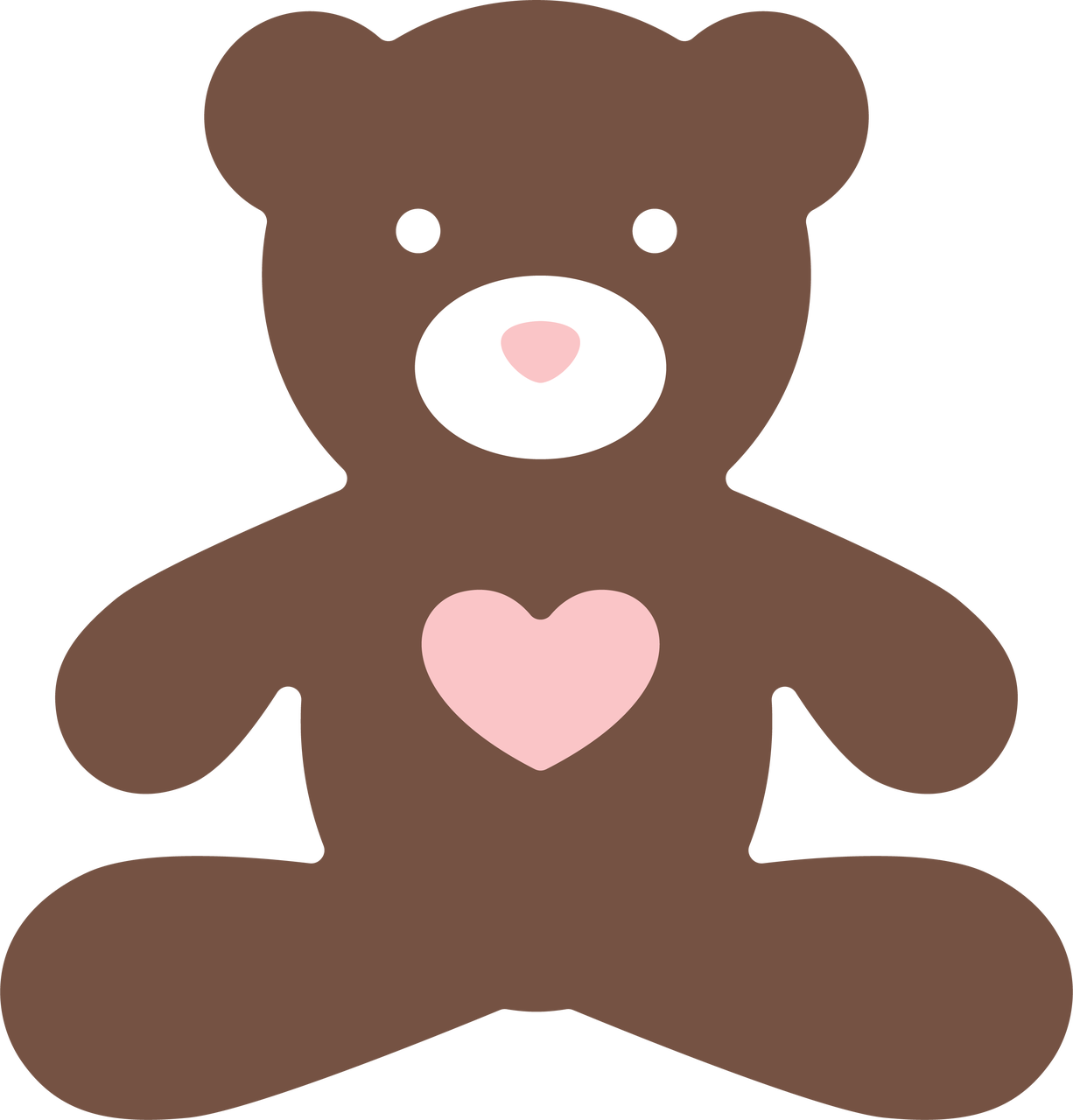 Teddy Bear #2 SVG Cut File