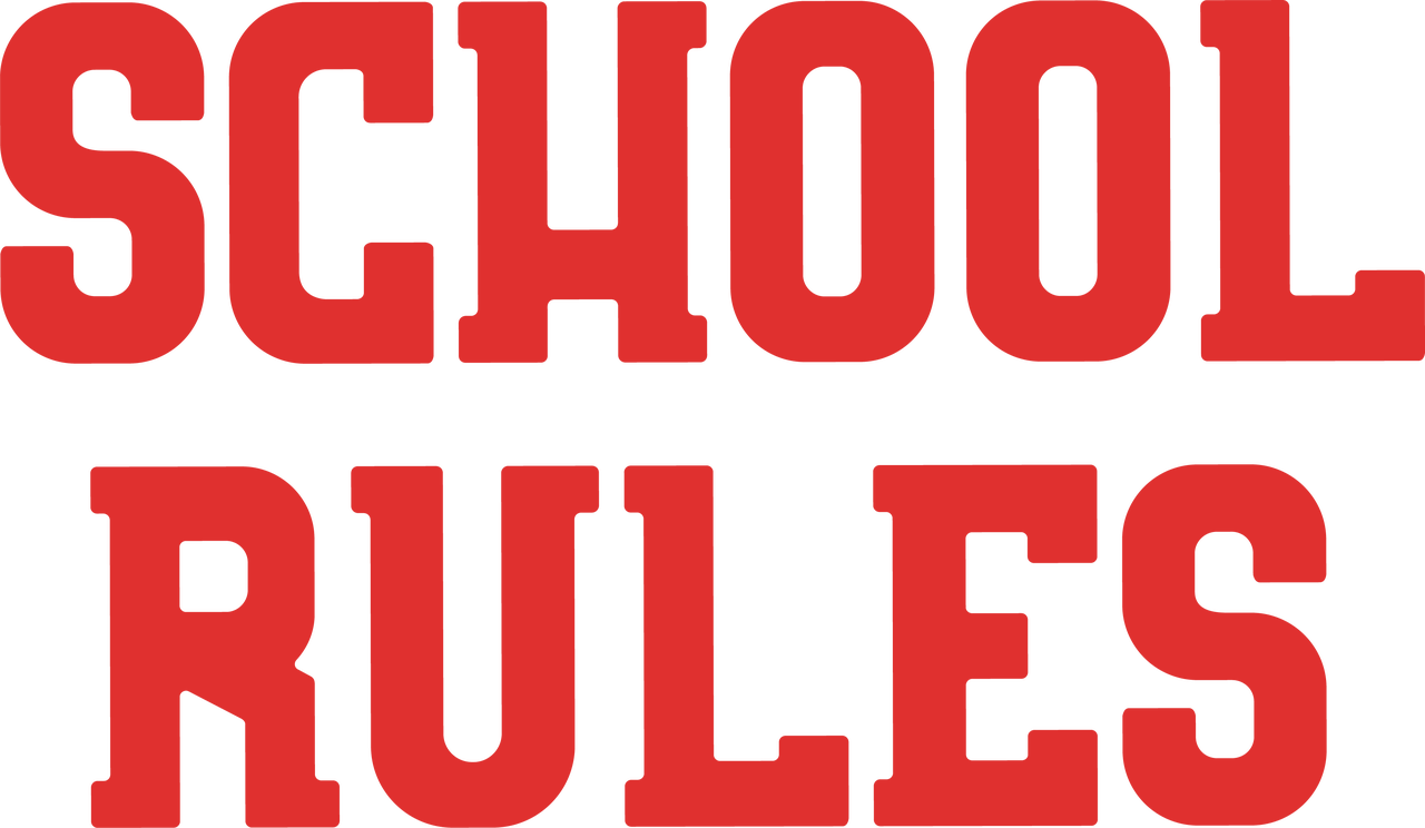 School Rules SVG Cut File