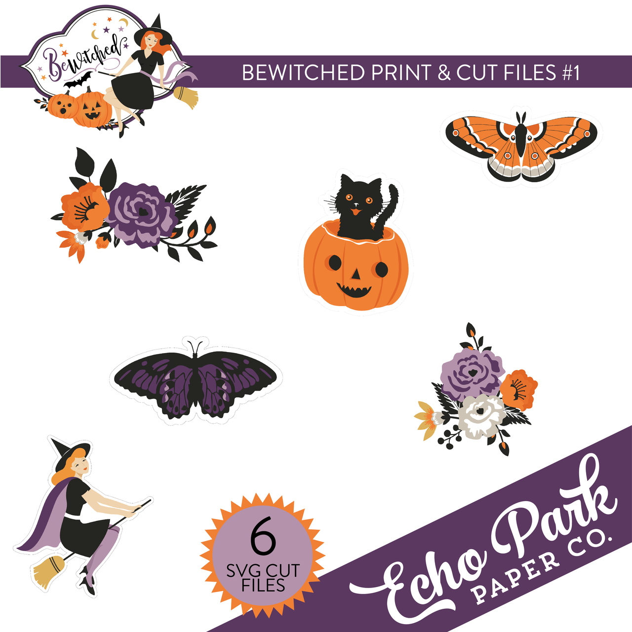 Bewitched Print & Cut Files #1