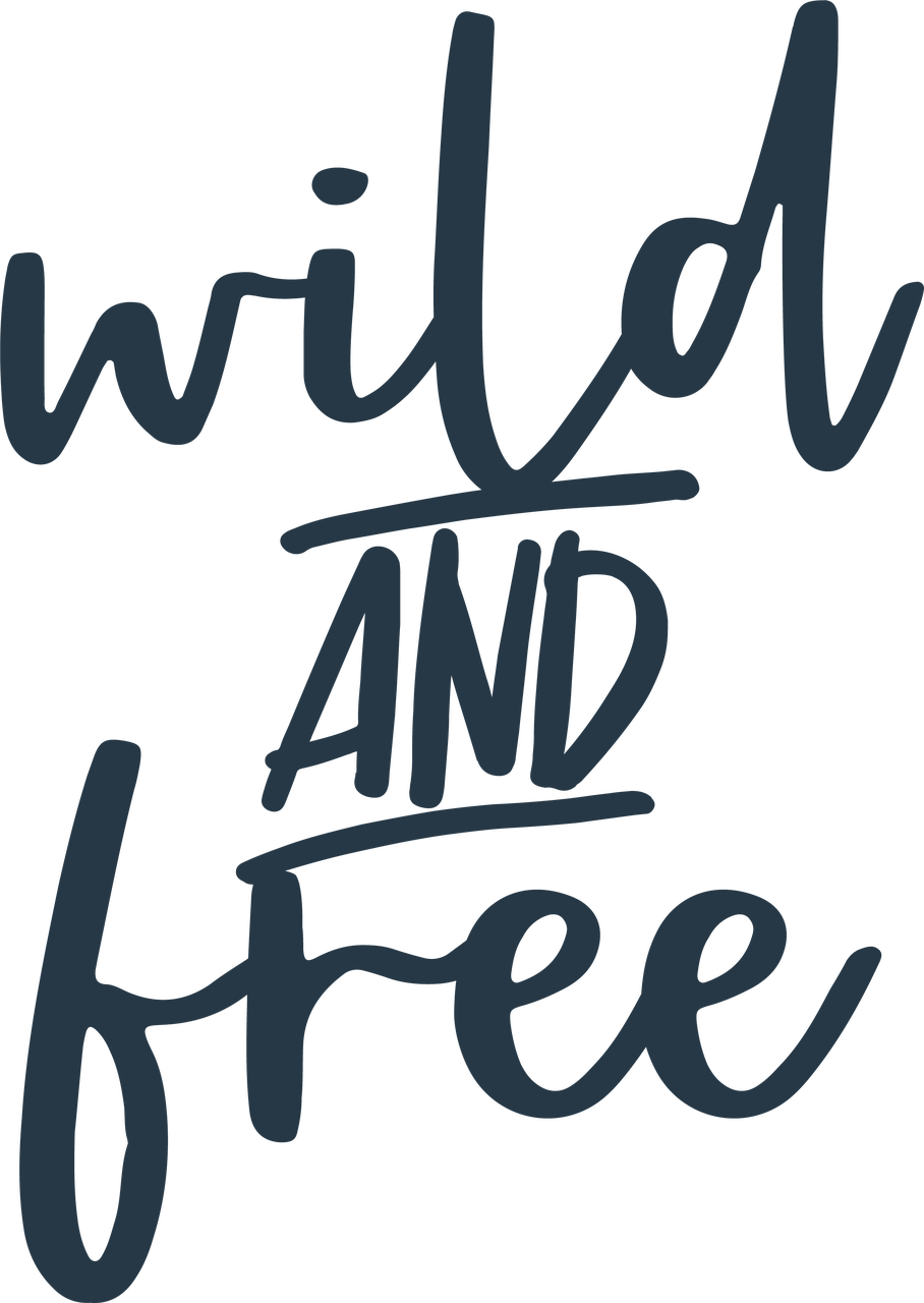 Wild And Free Svg Cut File Snap Click Supply Co