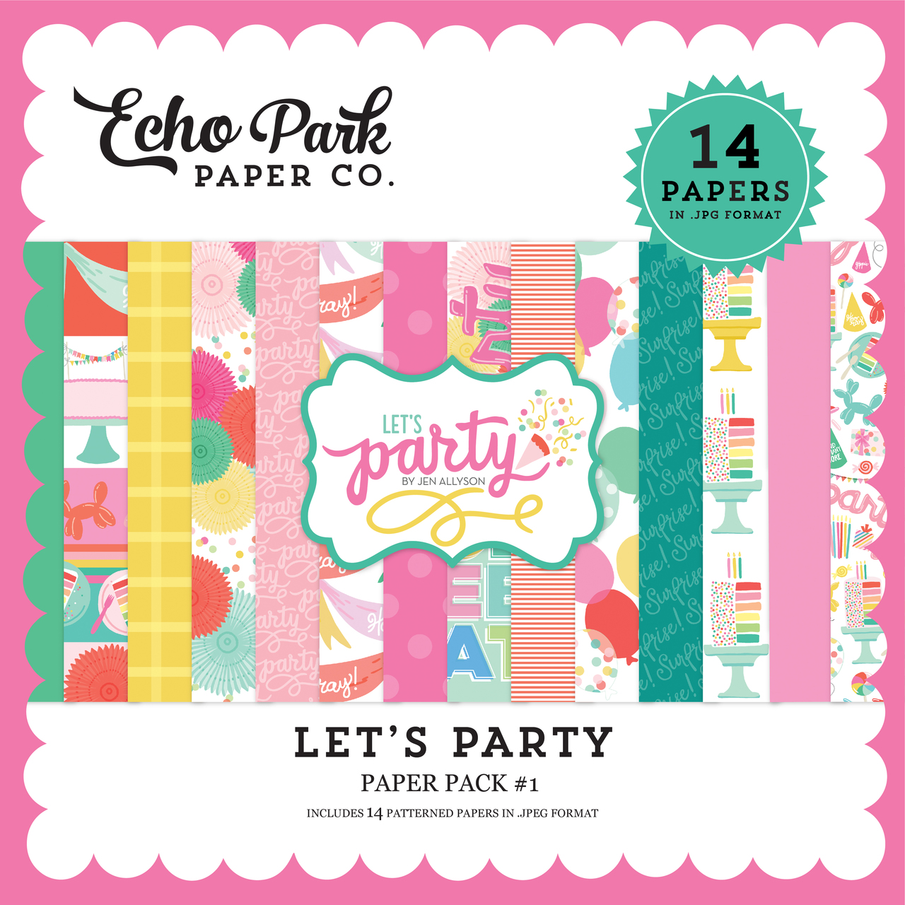 Let's Party Paper Pack #1