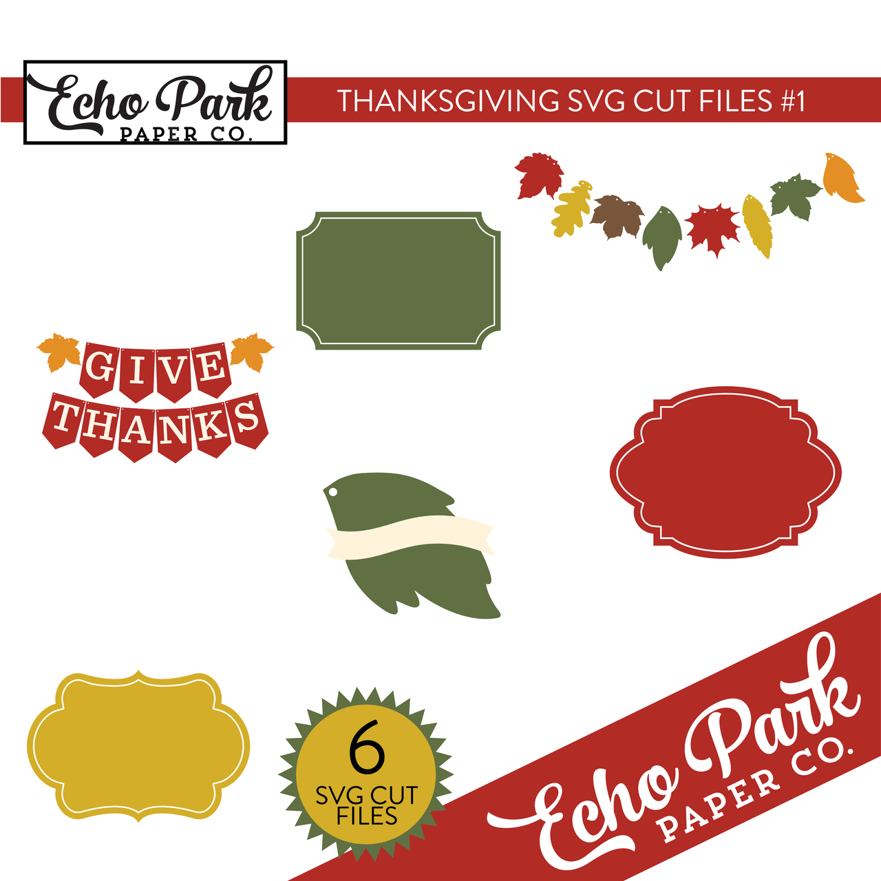 Thanksgiving SVG Cut Files #1