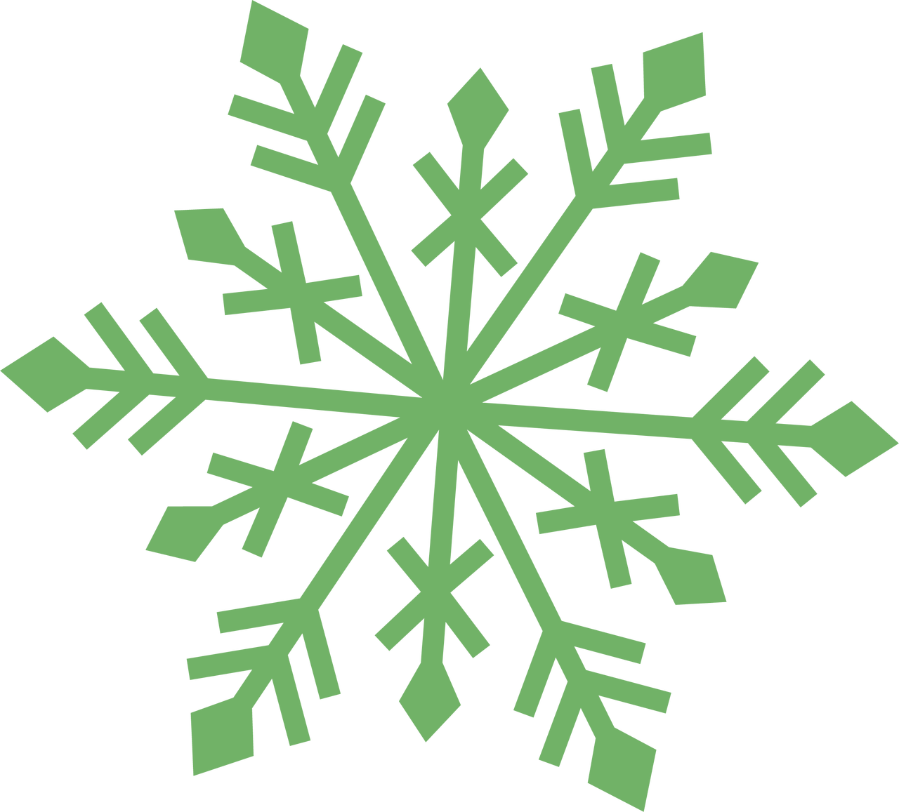 Merry & Bright Snowflake #4 SVG Cut File