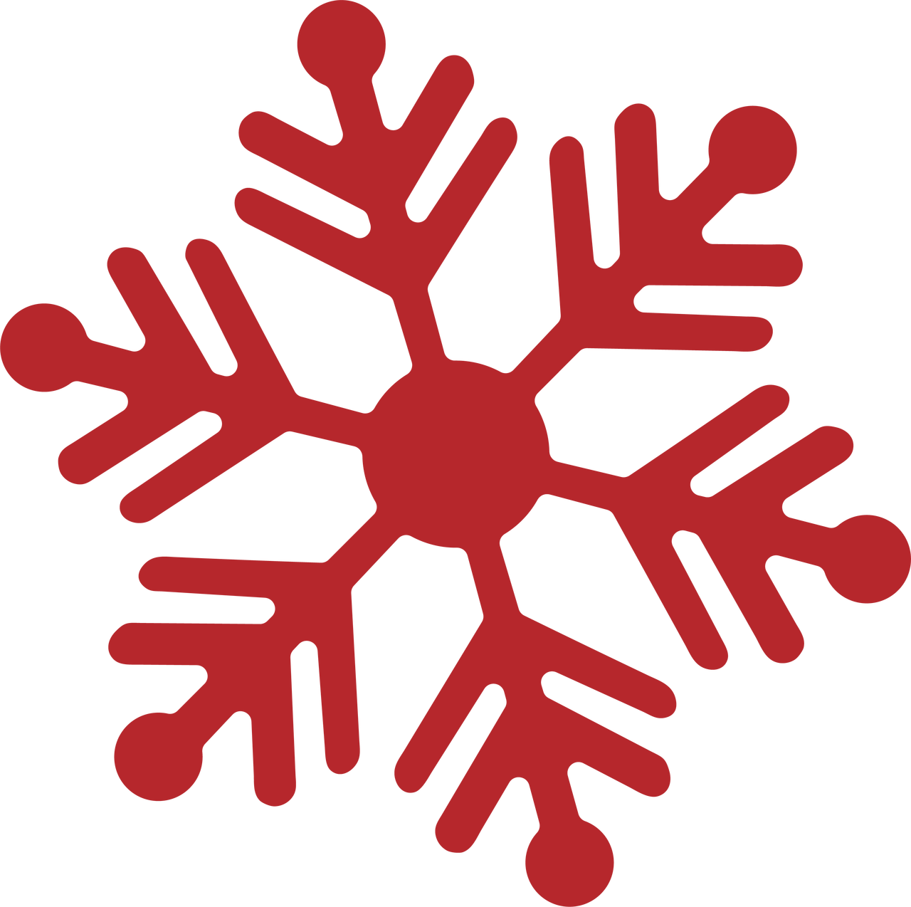 CB Christmas Snowflake #2 SVG Cut File