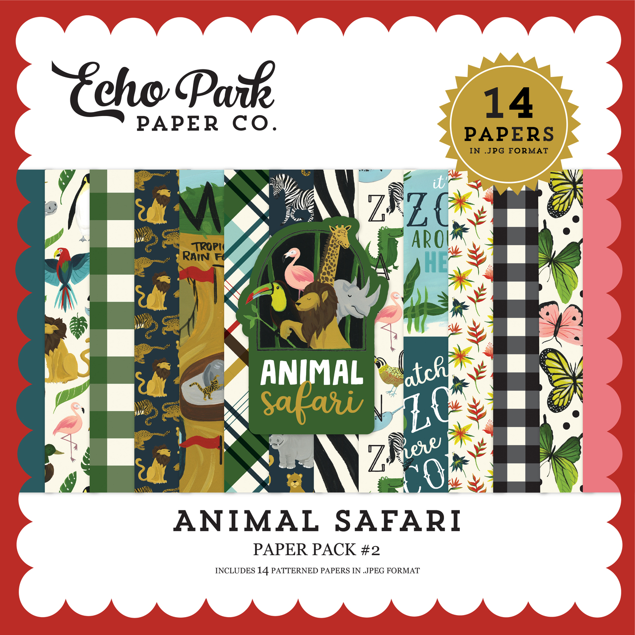 Animal Safari Paper Pack #2