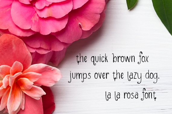 La La Rosa Font