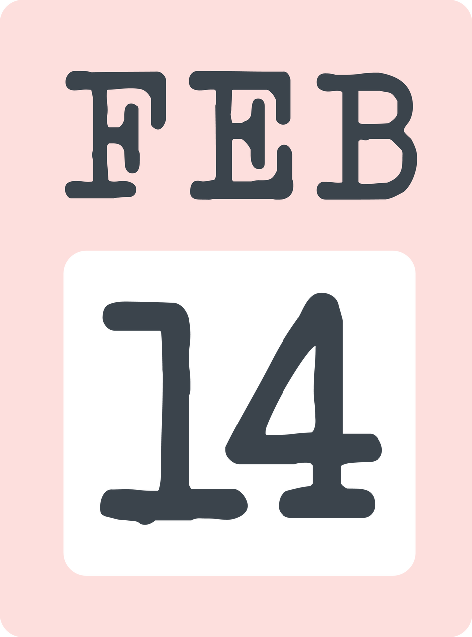 Feb. 14 SVG Cut File