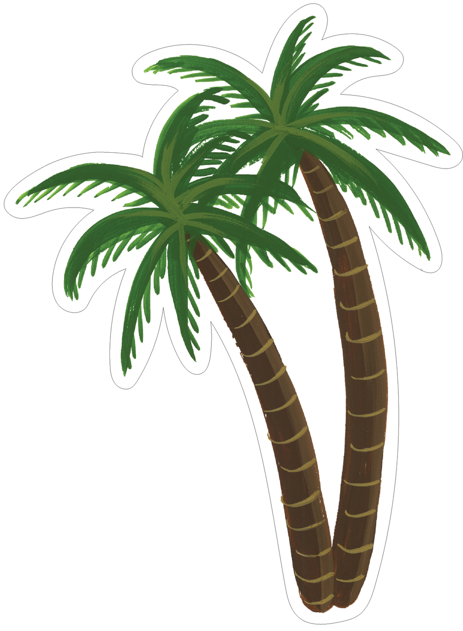 Palm Trees Print & Cut File