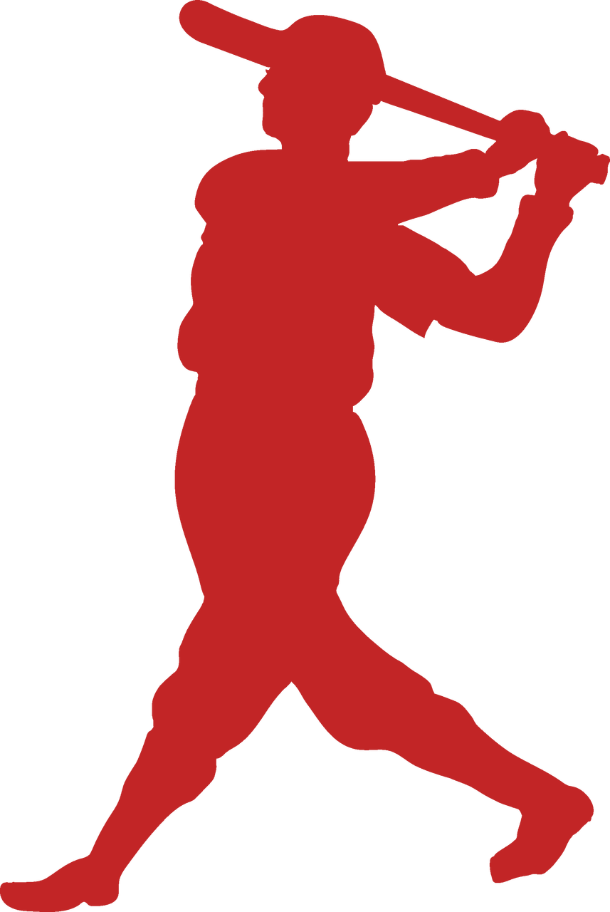 Baseball Batter SVG Cut File