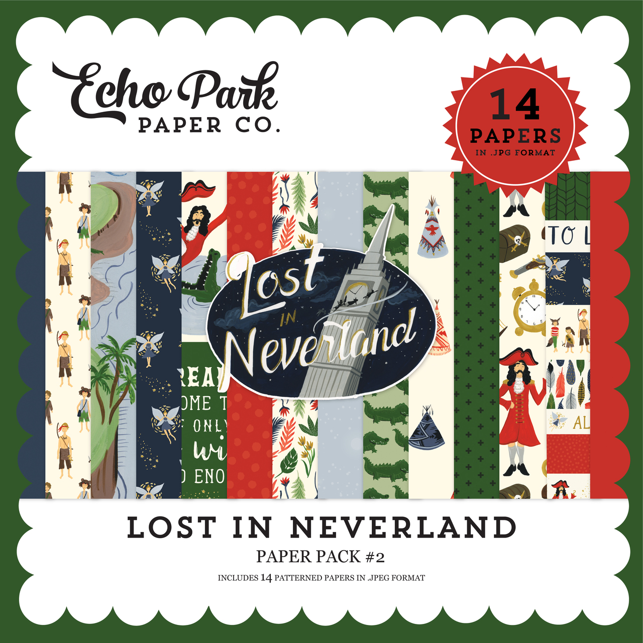Lost In Neverland Paper Pack #2