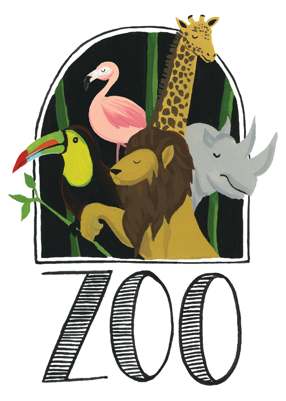 Zoo Print & Cut File