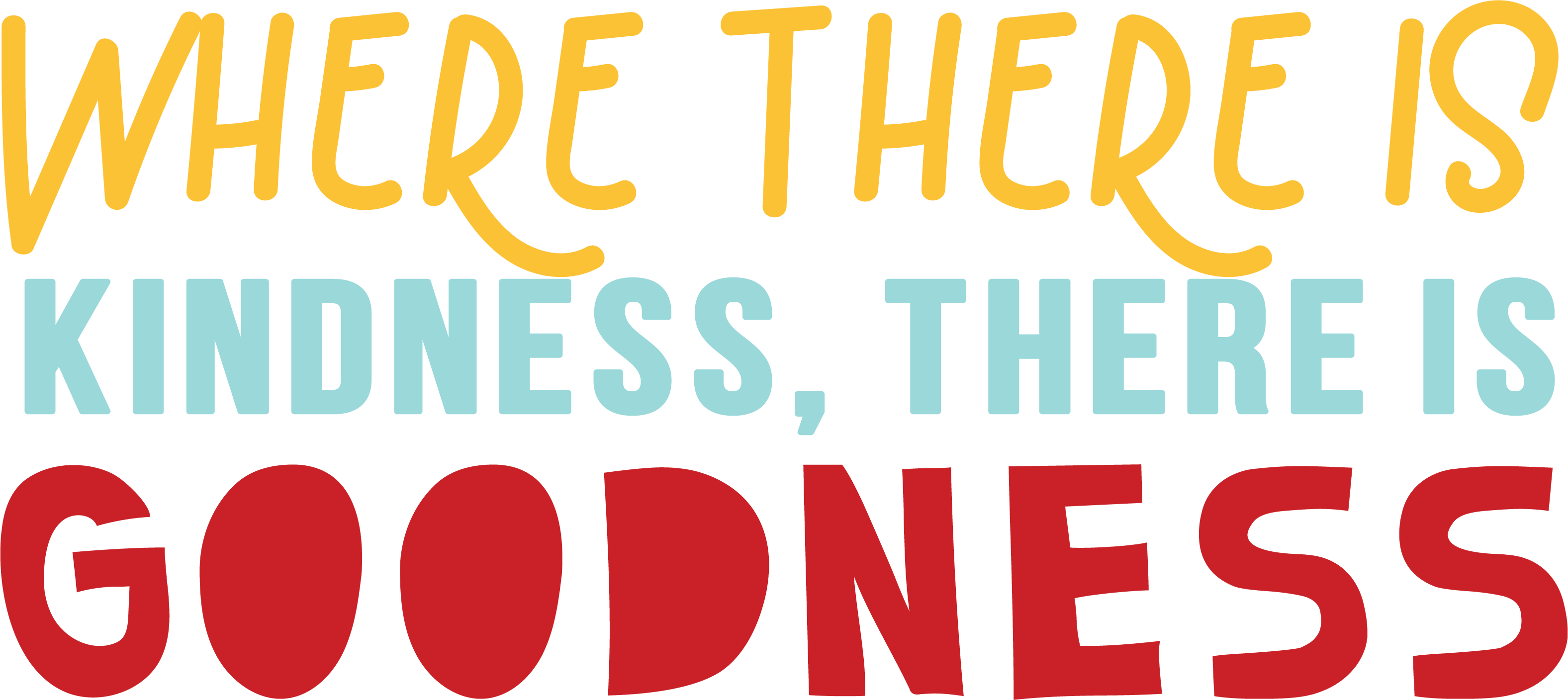 Where There Is Kindness SVG Cut File