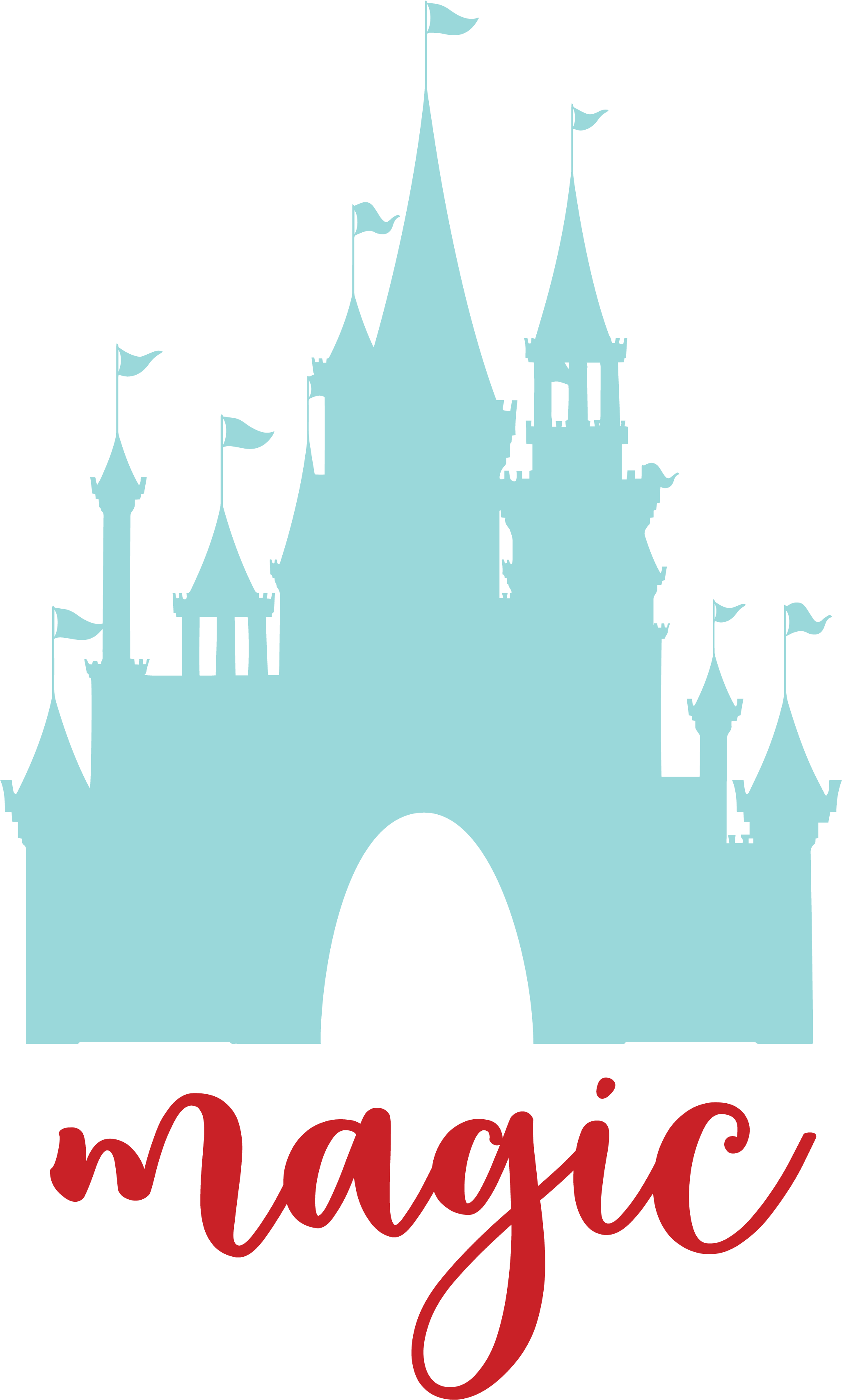 Castle Magic SVG Cut File