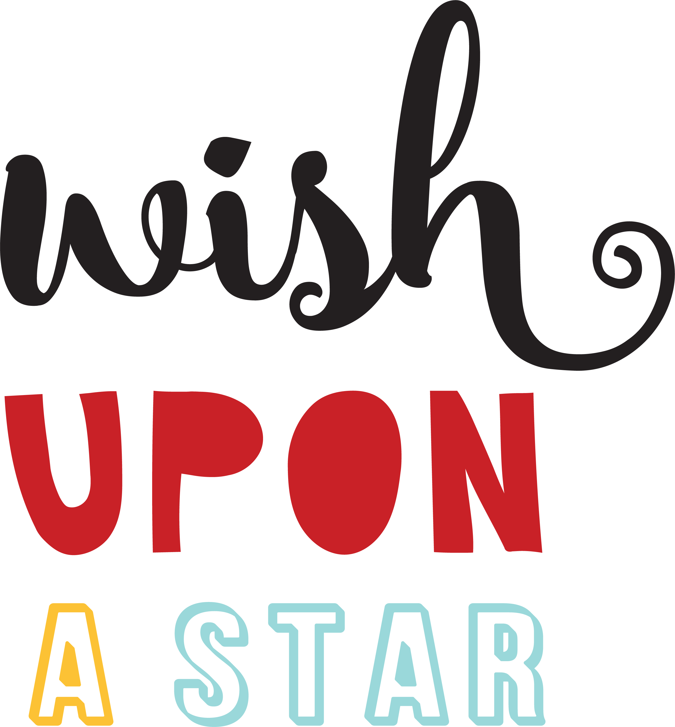 Wish Upon A Star SVG Cut File