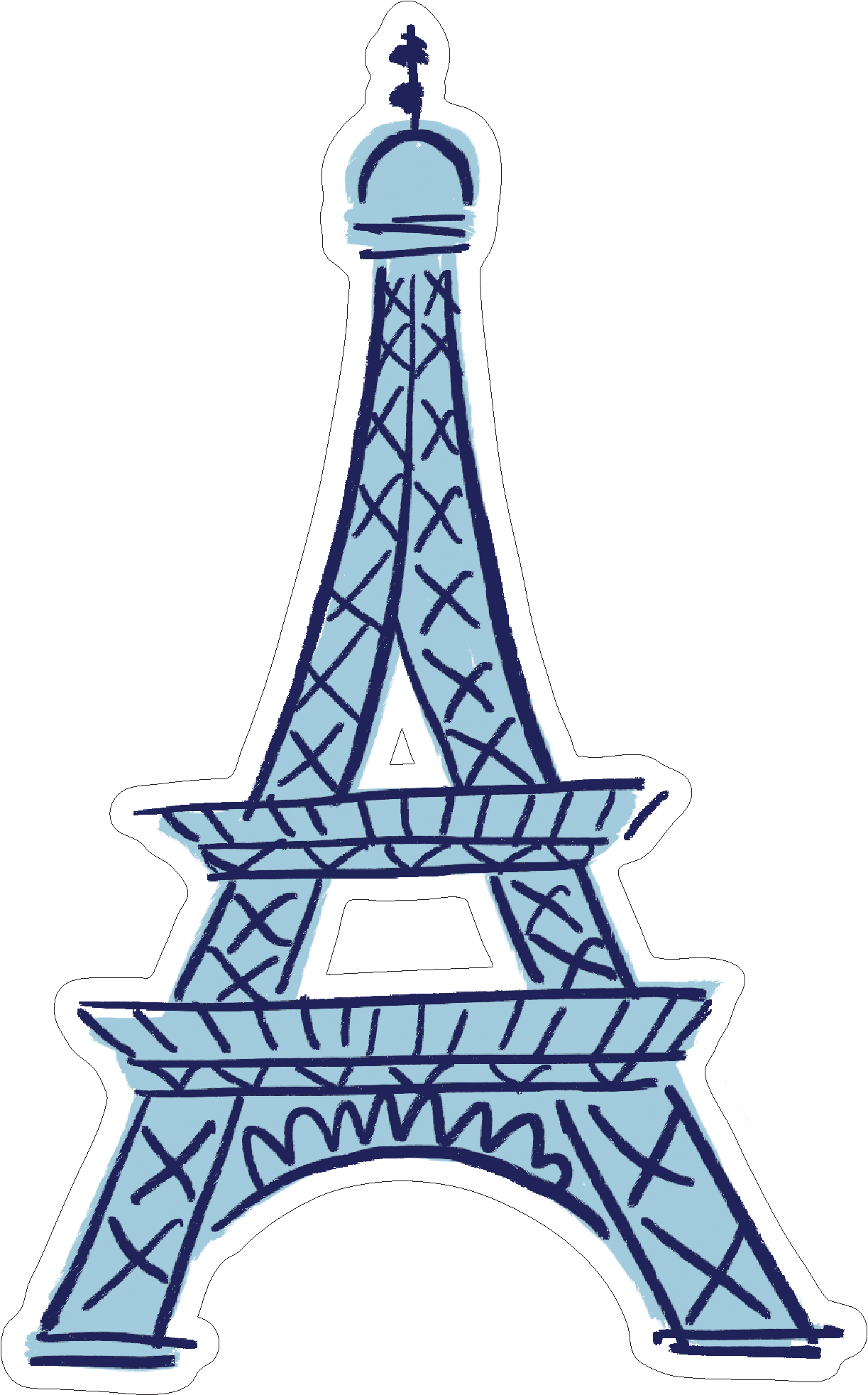 Eiffel Tower Print & Cut File