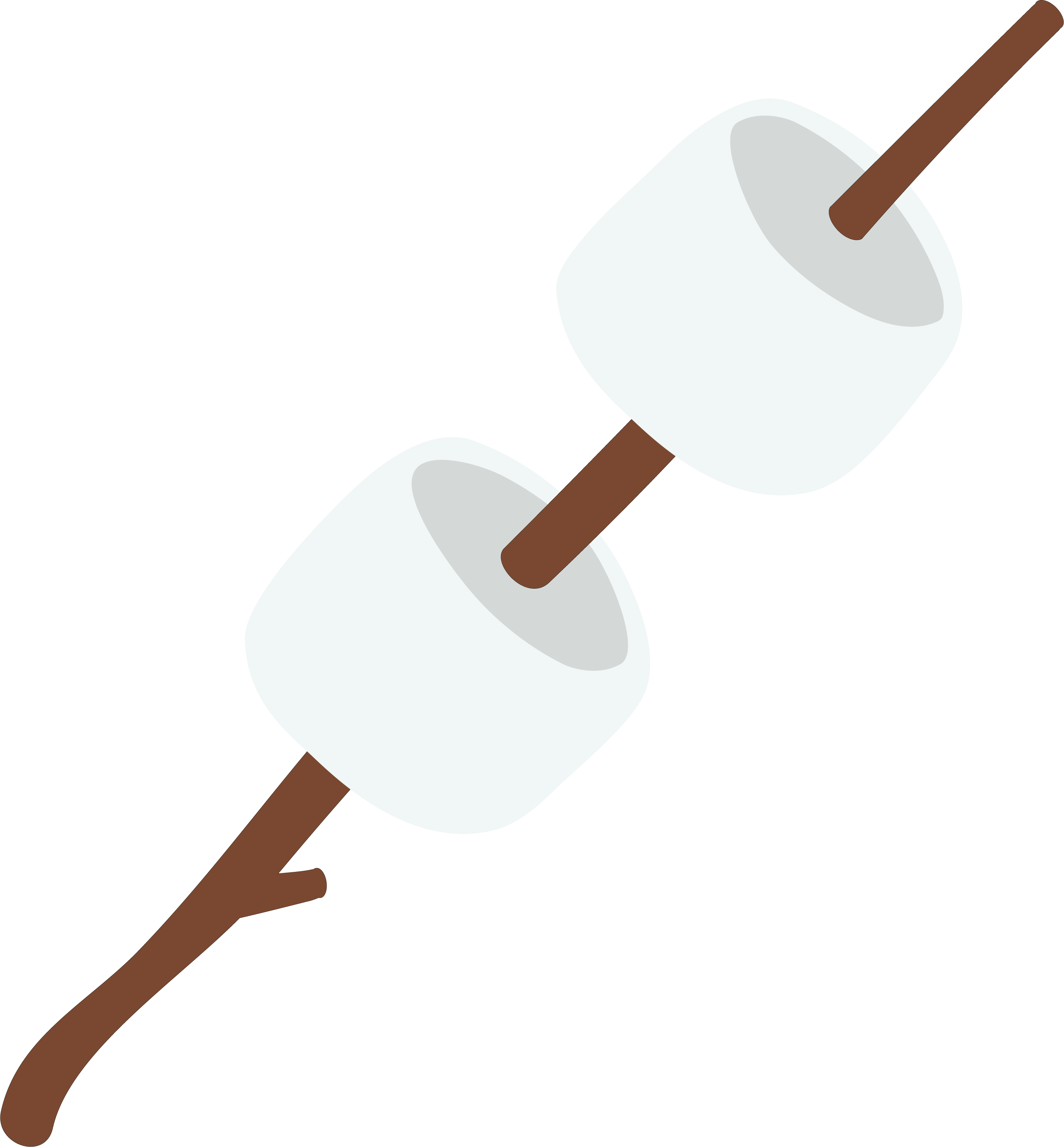 Marshmallow Stick SVG Cut File