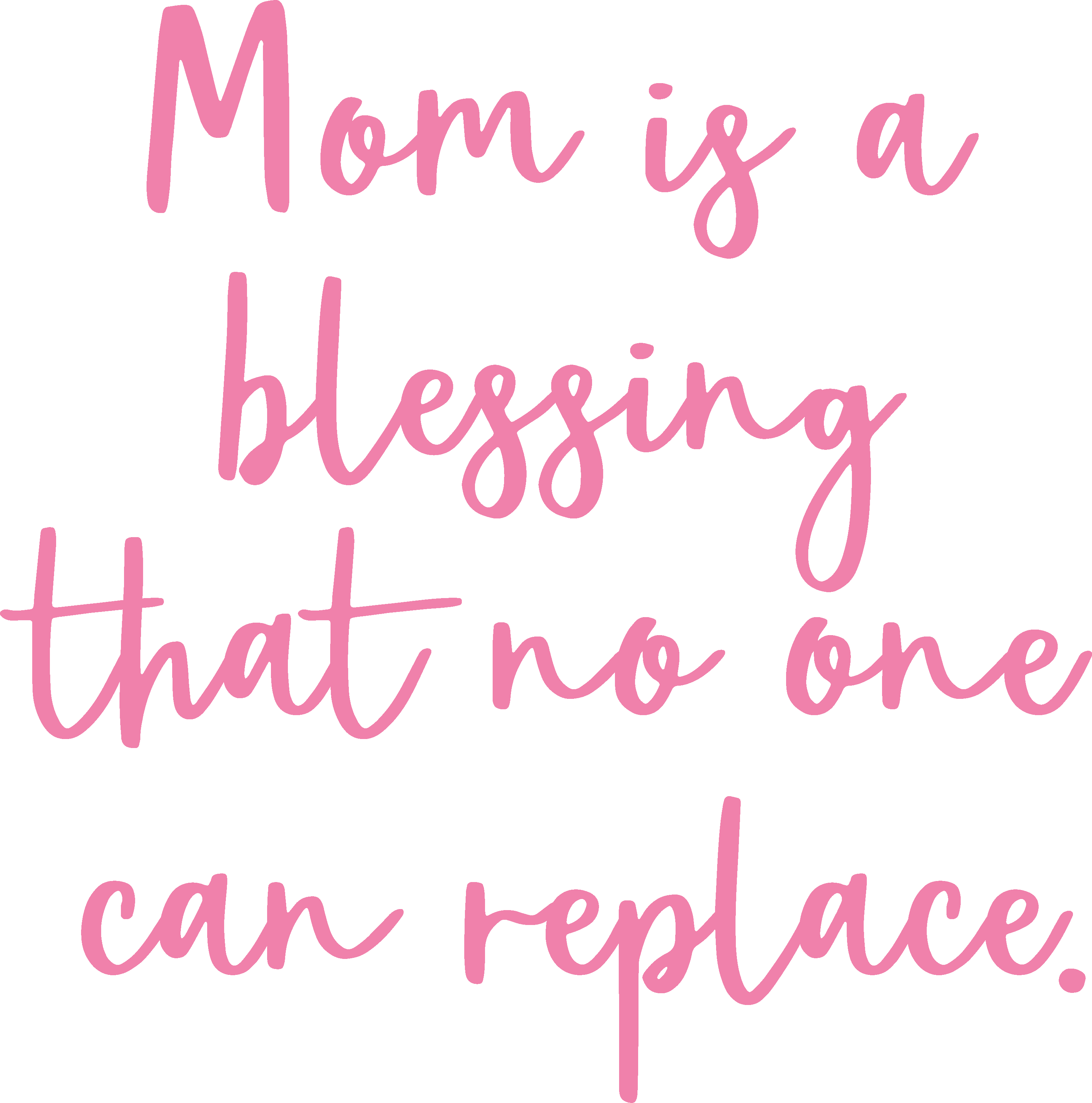 Mom Is A Blessing SVG Cut File