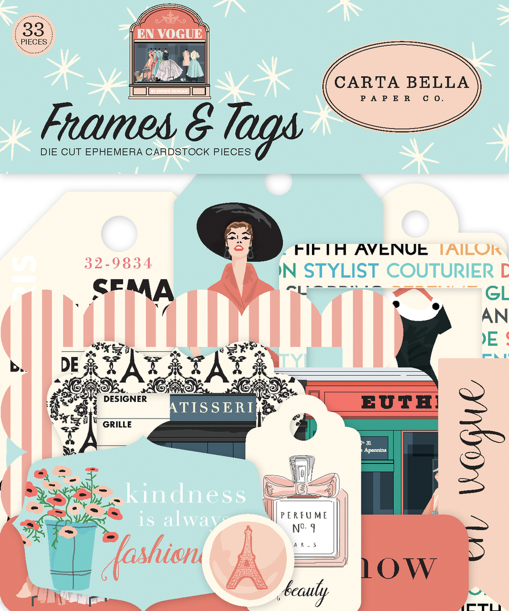 En Vogue Frames & Tags Ephemera