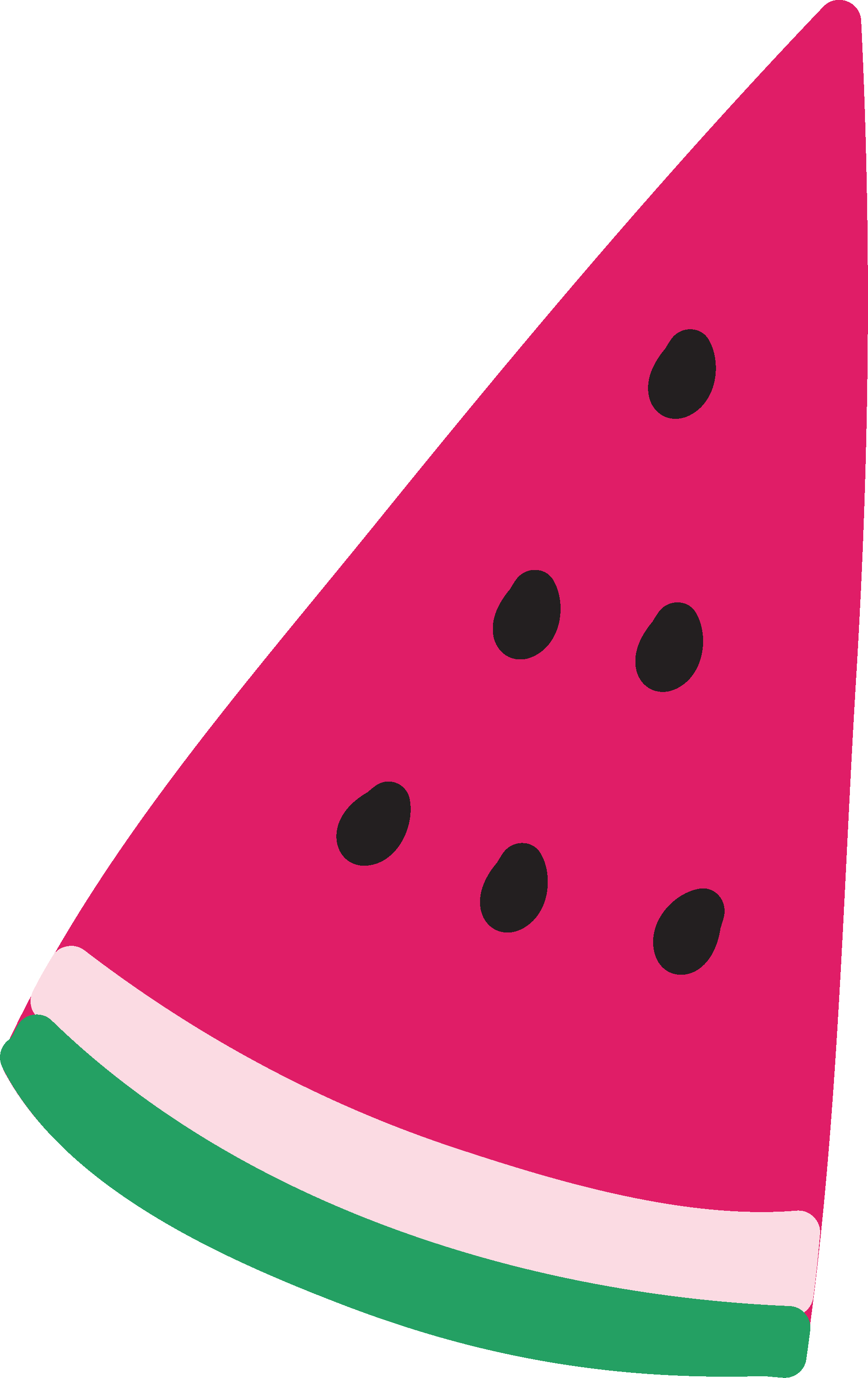 Watermelon Slice SVG Cut File