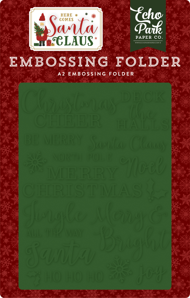 Christmas Cheer Embossing Folder