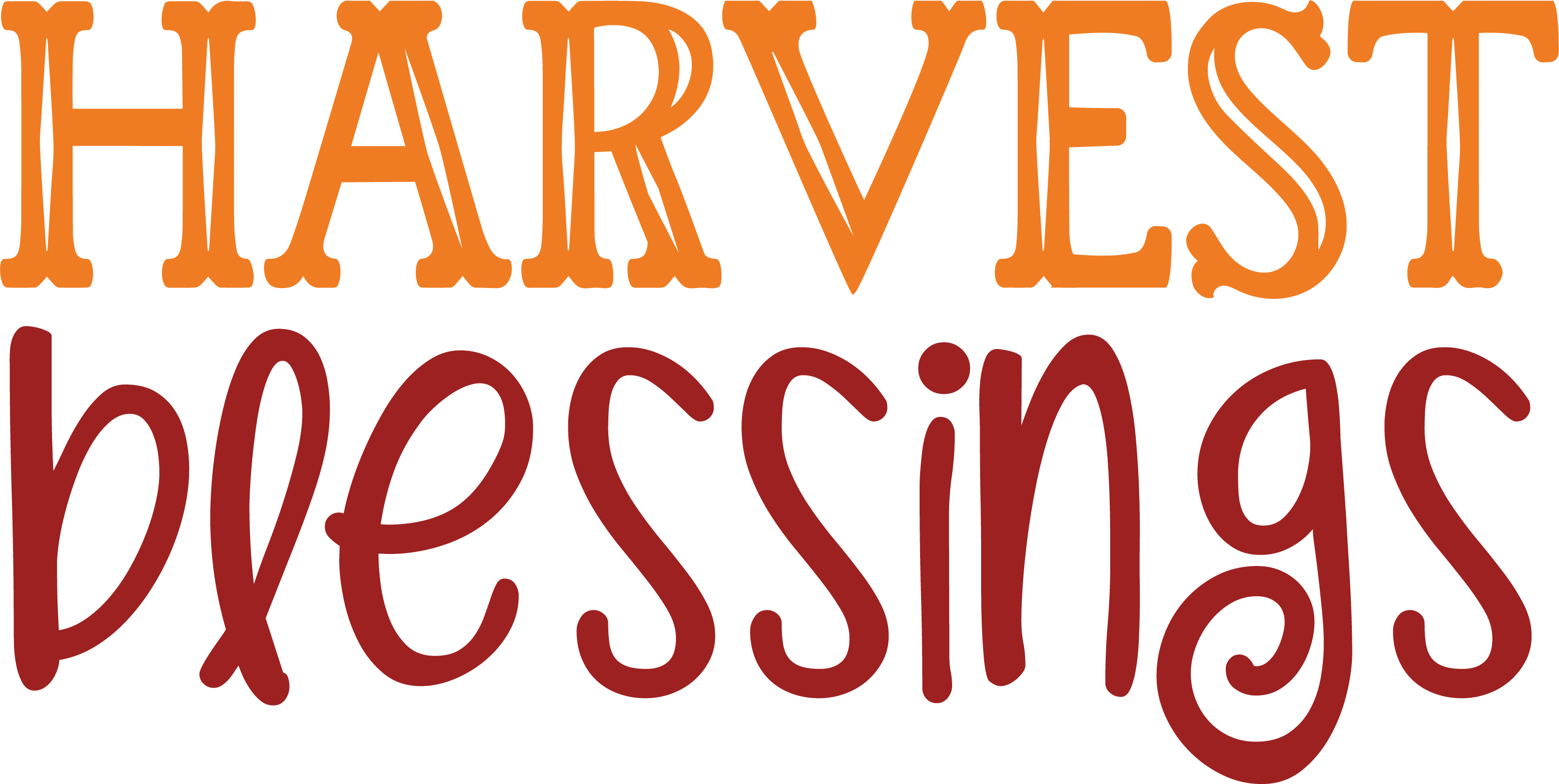 Harvest Blessings SVG Cut File
