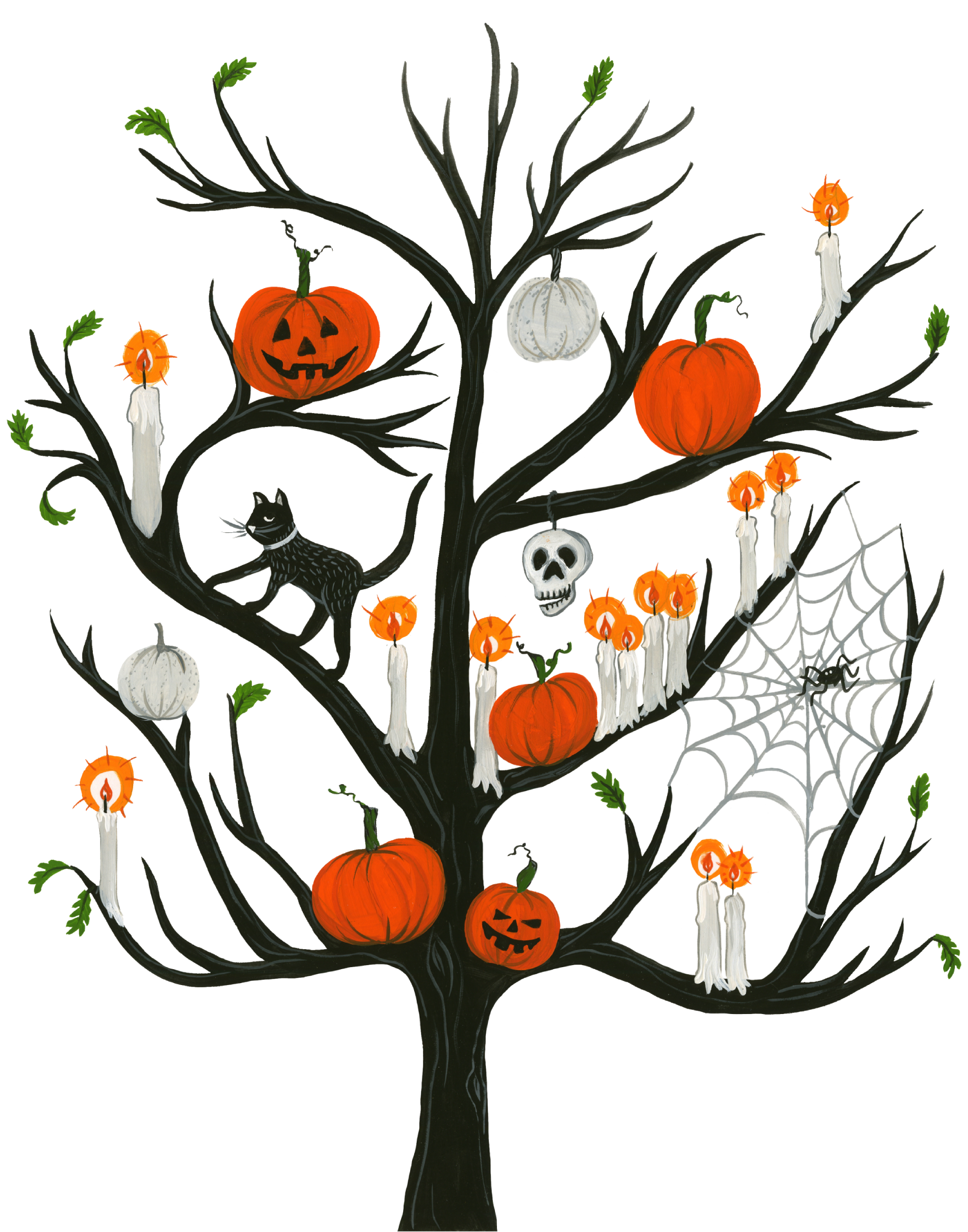 Halloween Tree Print & Cut File