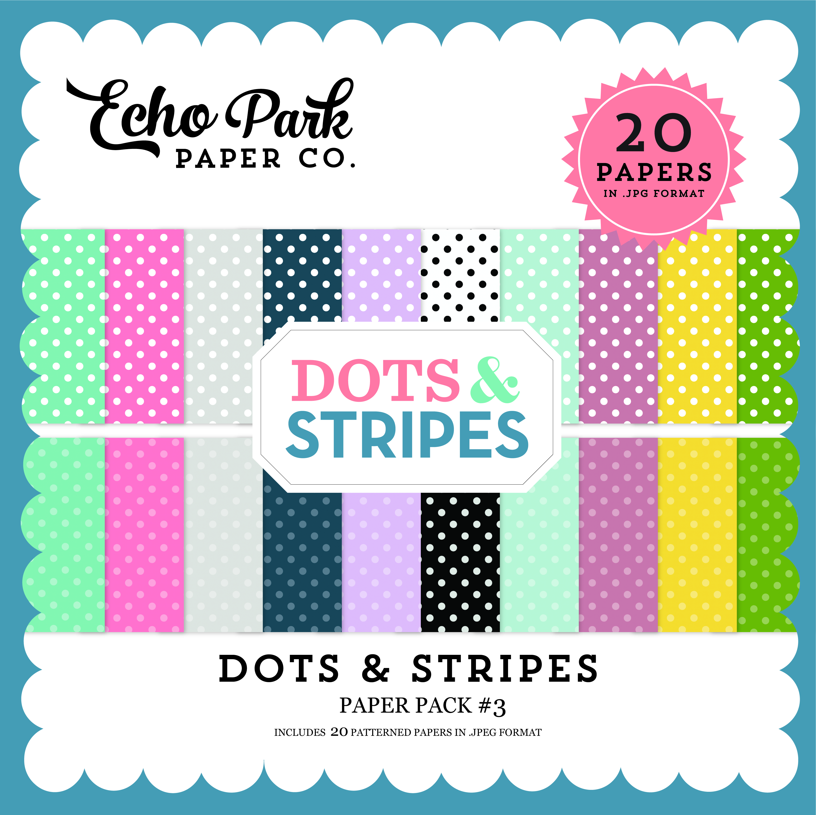 Dots & Stripes Paper Pack #3