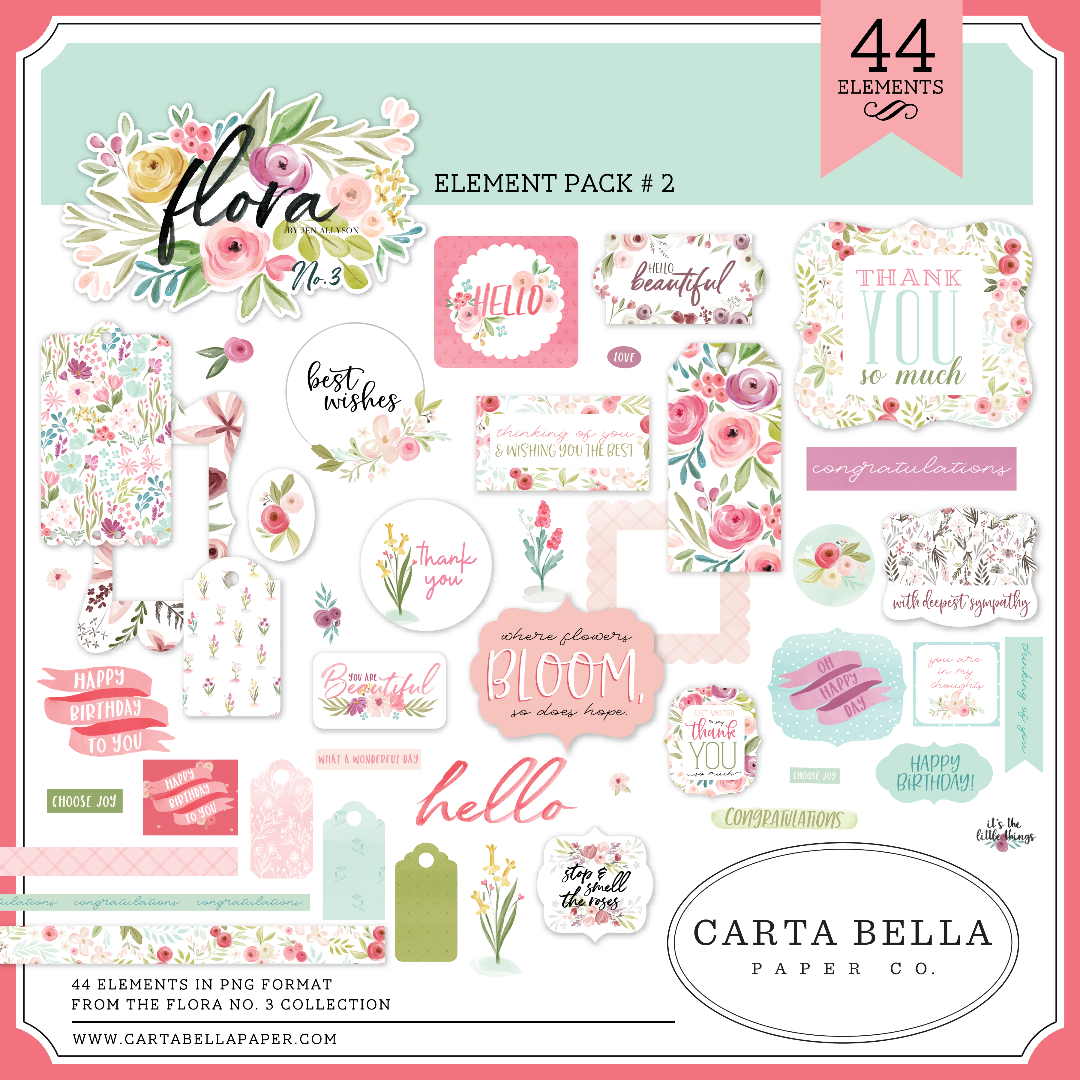 Carta Bella Flora No.6 Collection Kit