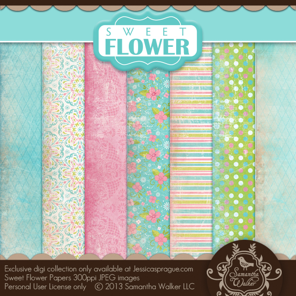 Sweet Flower Papers