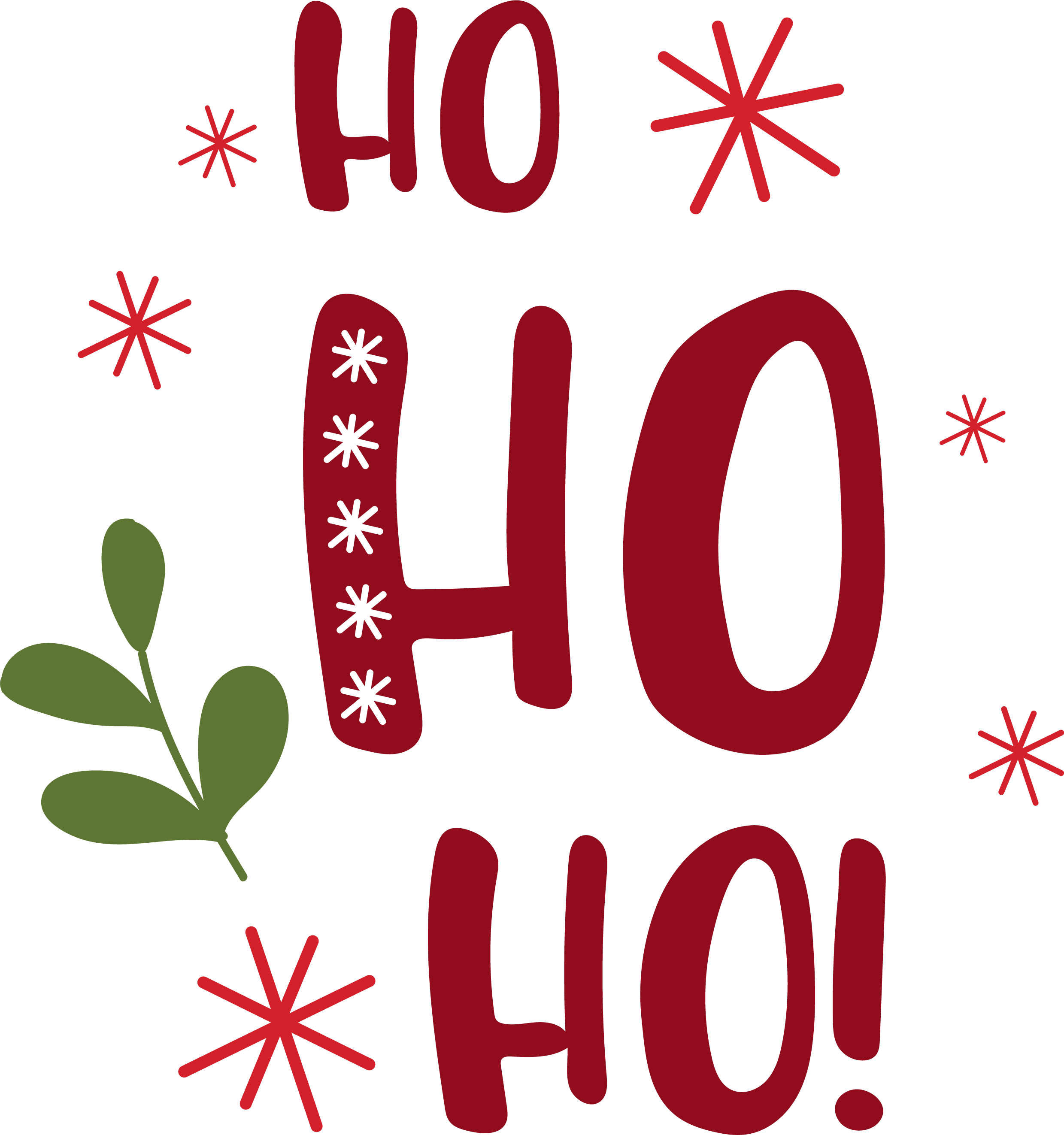 My Favorite Christmas Ho Ho Ho SVG Cut File