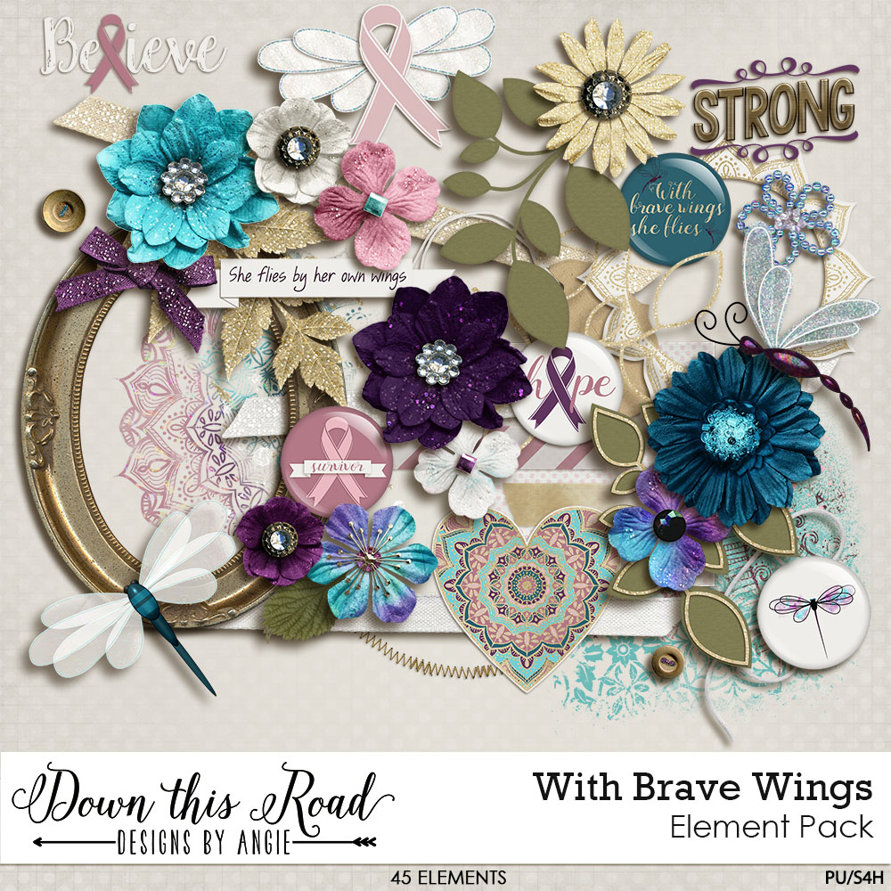 With Brave Wings | Element Pack