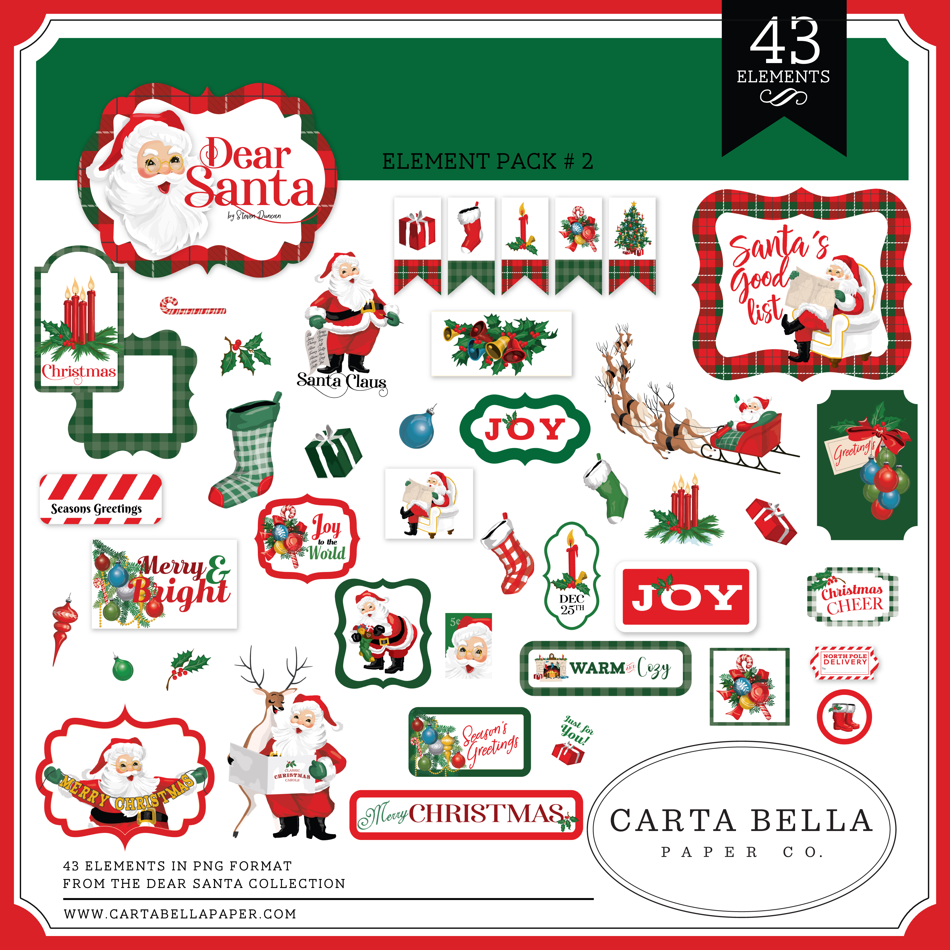 Letters To Santa Element Pack #2