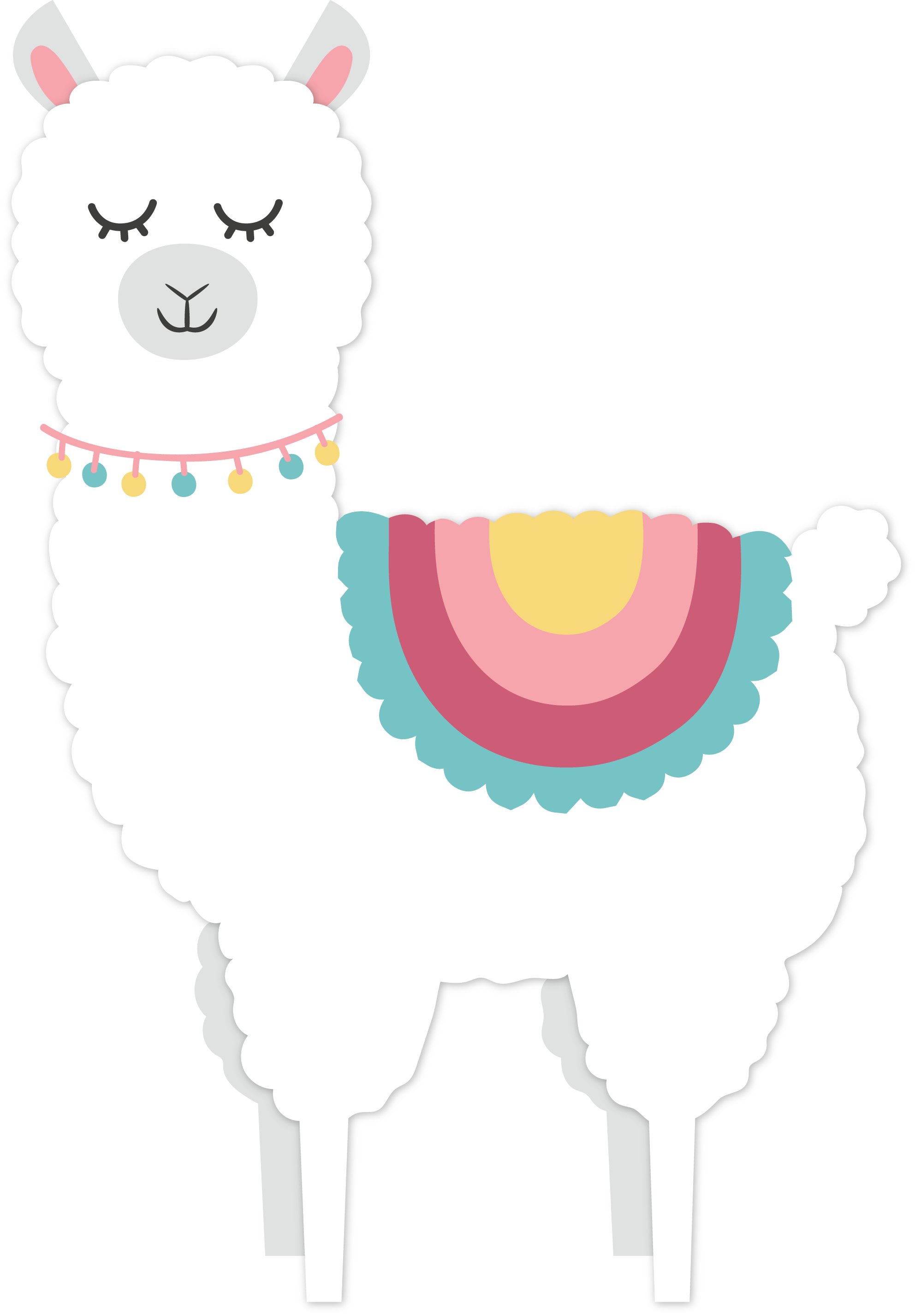 All Girl Llama SVG Cut File