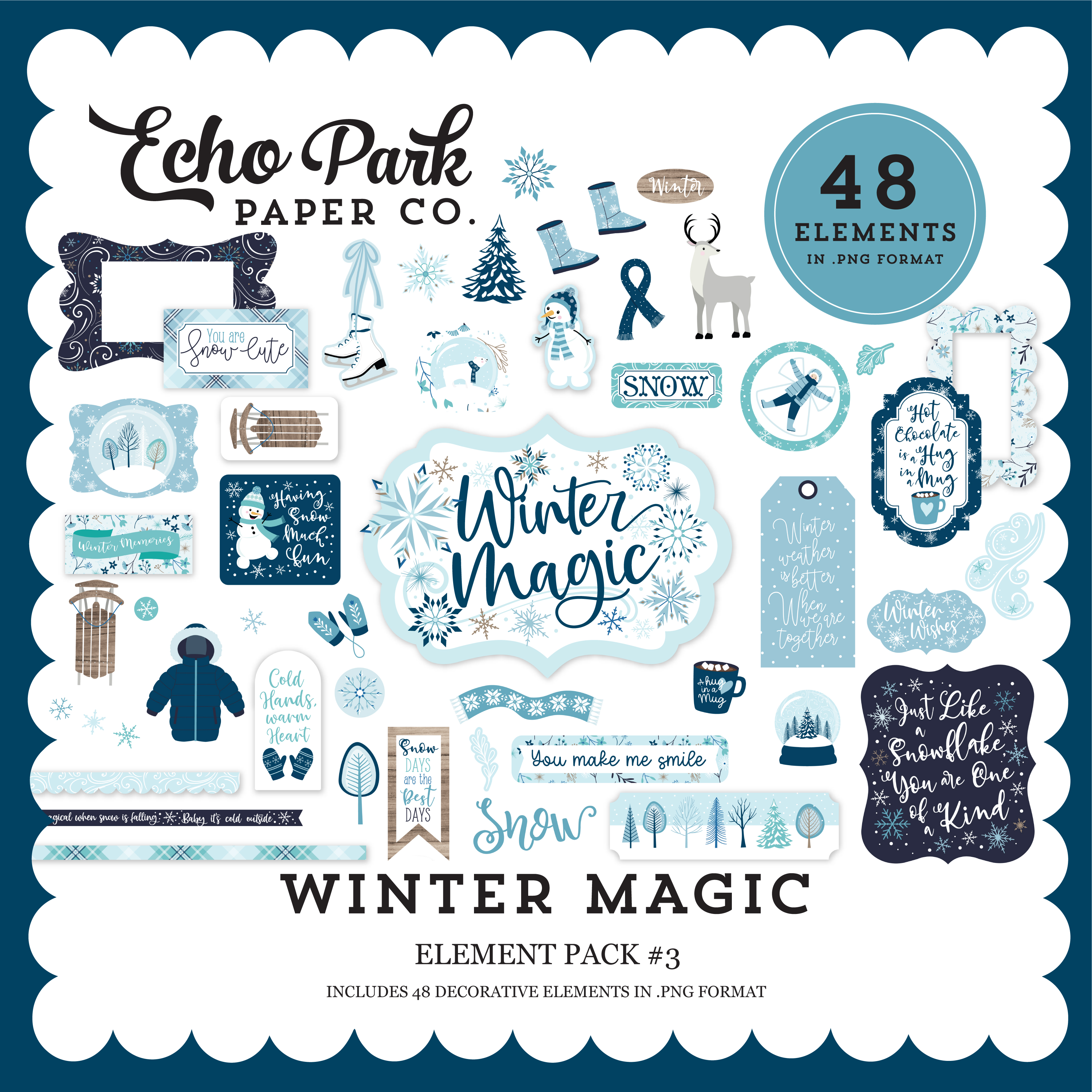 Winter Magic Paper Pack #2 - Snap Click Supply Co.