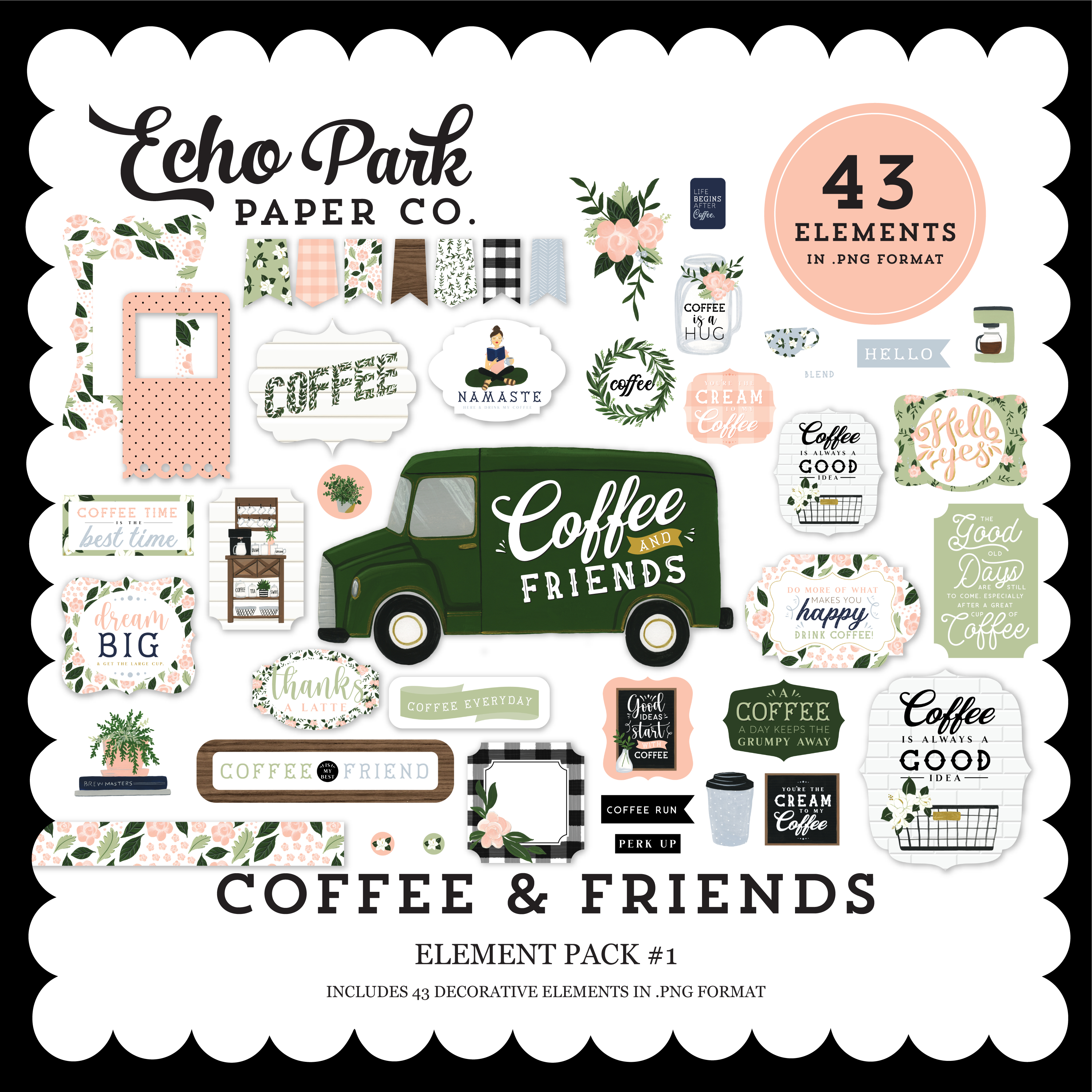 Coffee & Friends Element Pack #1